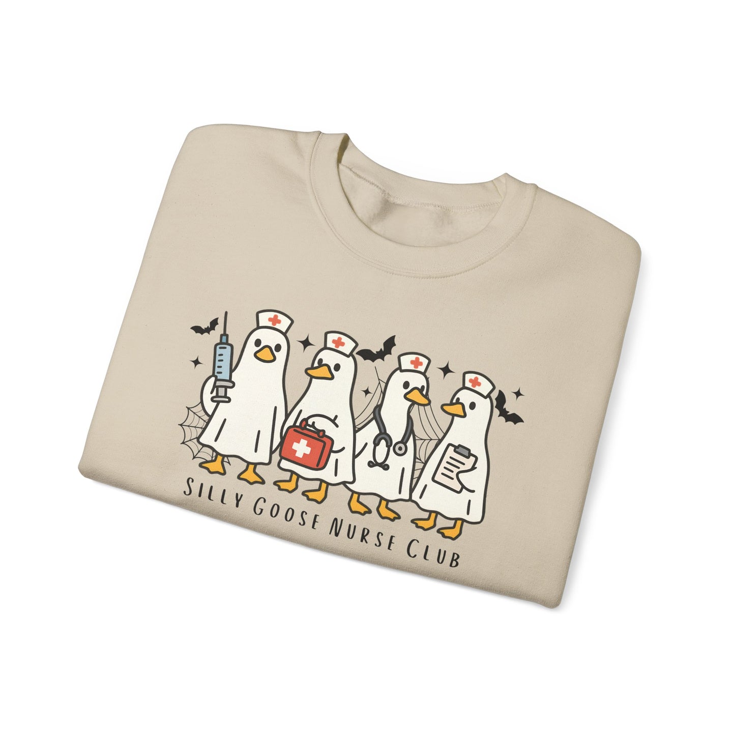 Funny Nurse Crewneck Sweatshirt for Medical Professionals, Cozy Gift for Healthcare Workers, Casual Wear, Unique Nursing Apparel