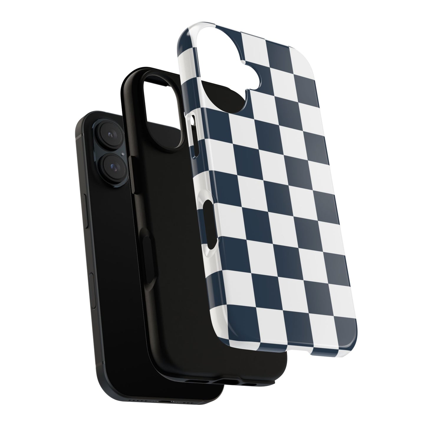 Checkered Pattern iPhone Case, iPhone Cover, Modern iPhone Accessory, Gift for Him, Trendy Mobile Protection