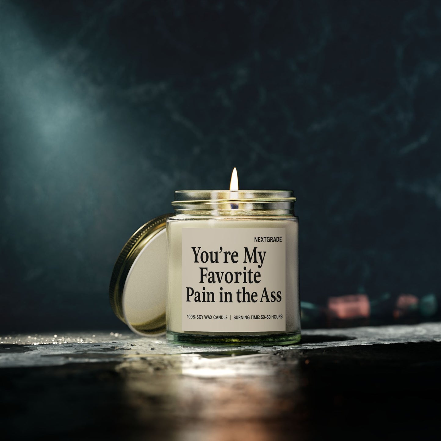 You're My Favorite Pain in the A** Scented Candle, Funny Gift Candle, Home Decor, Relaxation Candle, Unique Gift for Friends, Birthday Gift