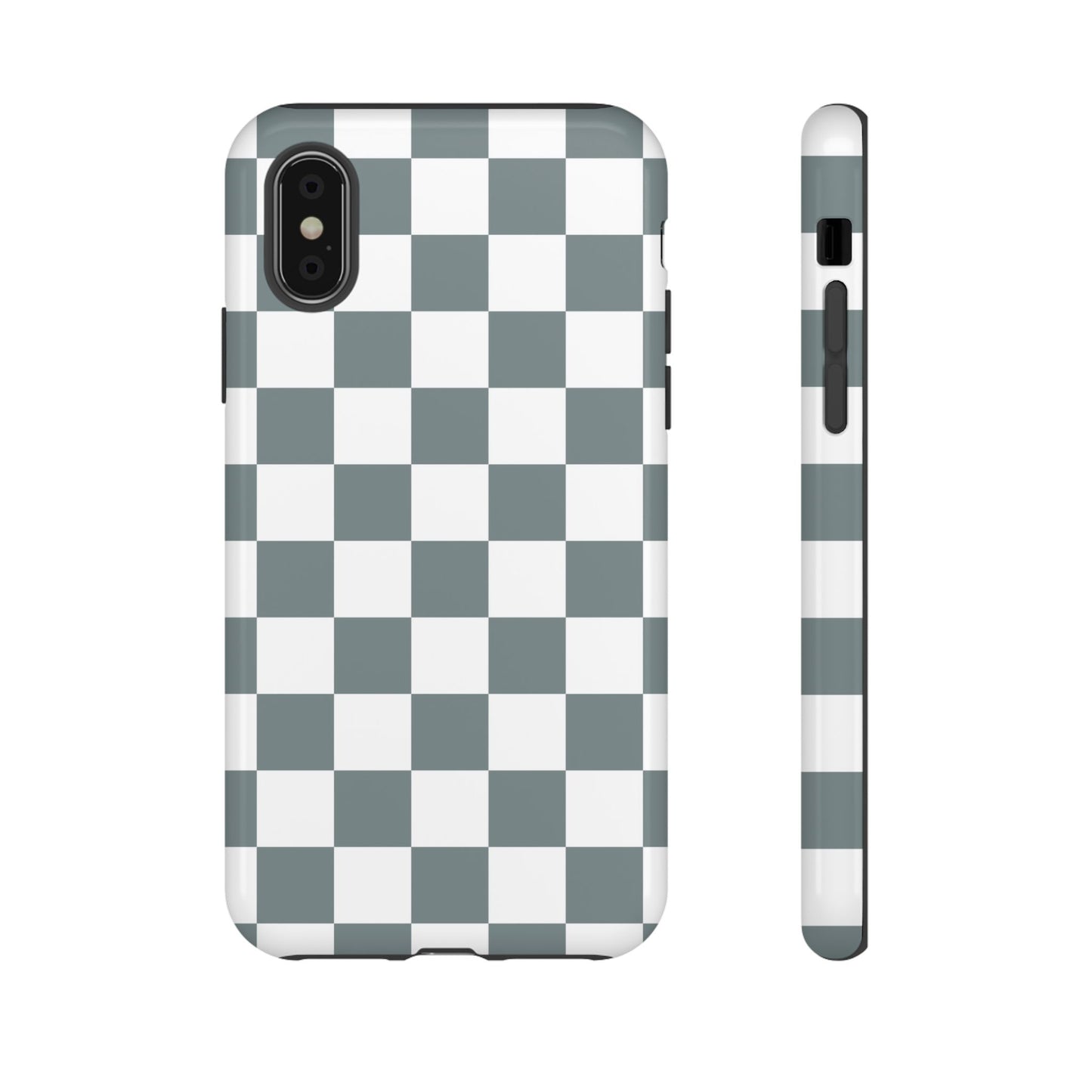 Stylish Checkerboard Phone Case, Durable Phone Cover, Unique Gift, iPhone 17 Pro, 17, 17 Air, 16, 15, 14, 13, 12, 11, X, XR, XS MAX