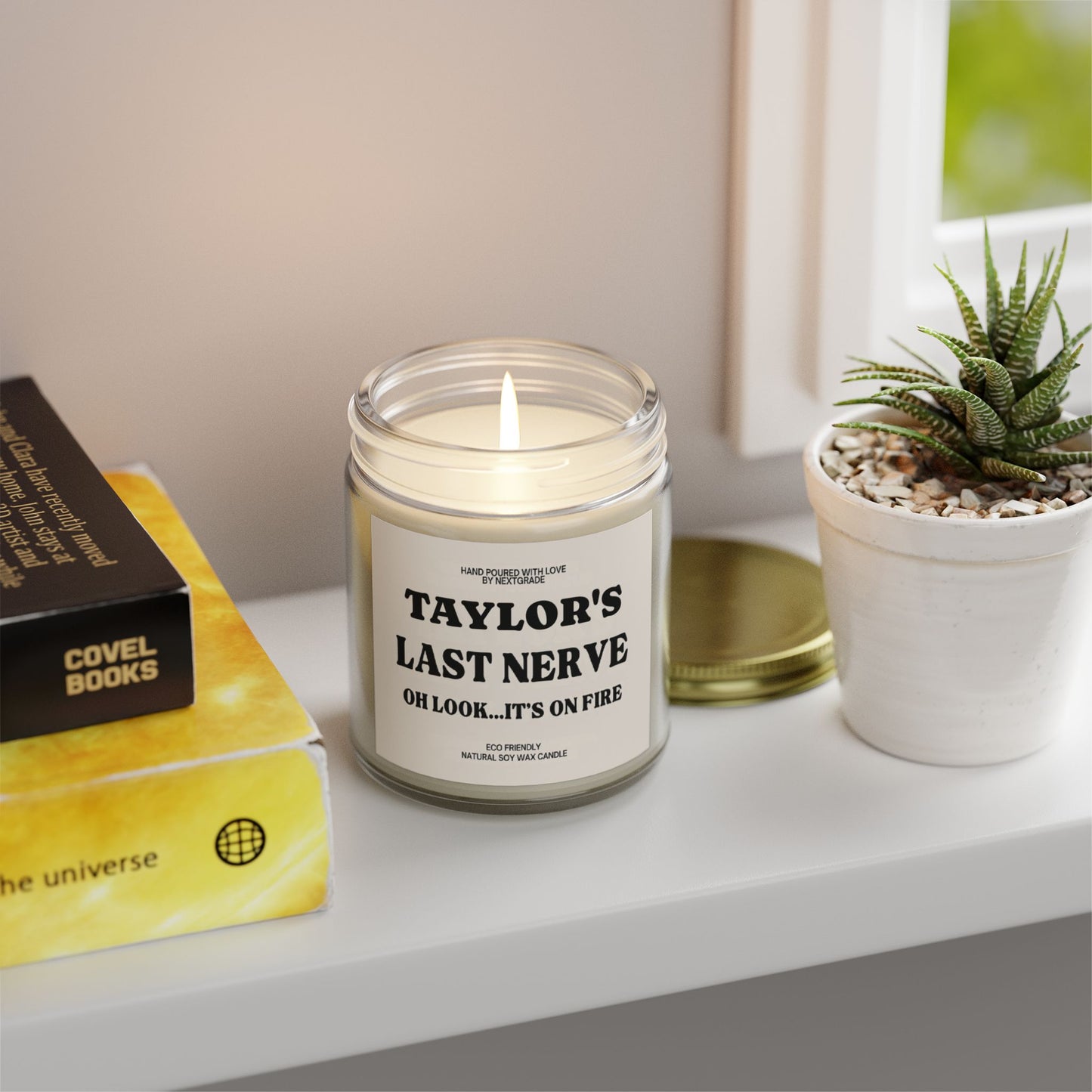 Personalized Scented Candles, Custom Last Nerve Candle, Custom Name Candle, Funny Gift, Personalized Candle Gift, Funny Candle, Birthday