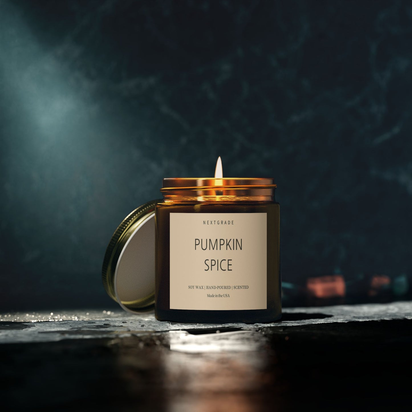 Pumpkin Spice Scented Candles | Cozy Aromatherapy, Halloween Candle, Fall Decor, Gift for Her, Home Fragrance, Relaxation Candle