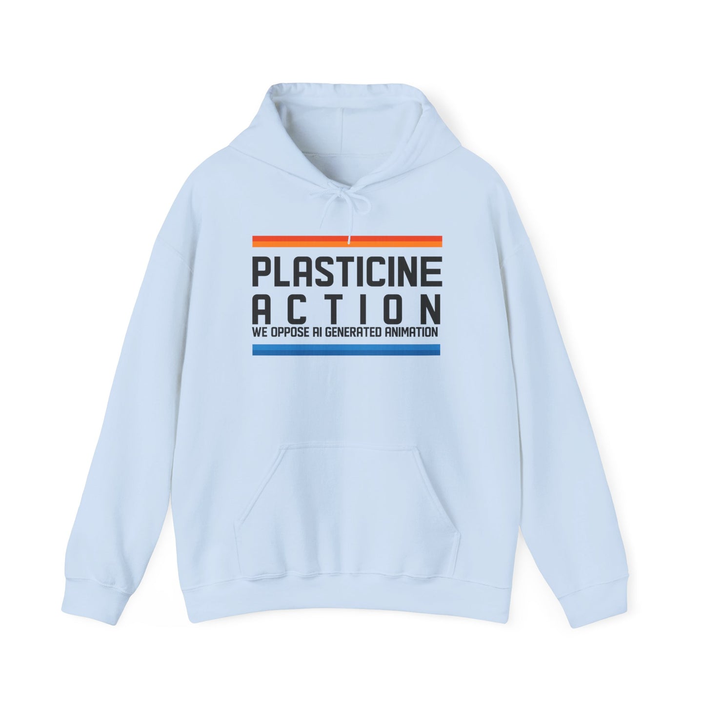 Plasticine Action Unisex Hoodie - Cozy Sweatshirt for Animators, Save Gaza, Free Palestine, Casual Wear
