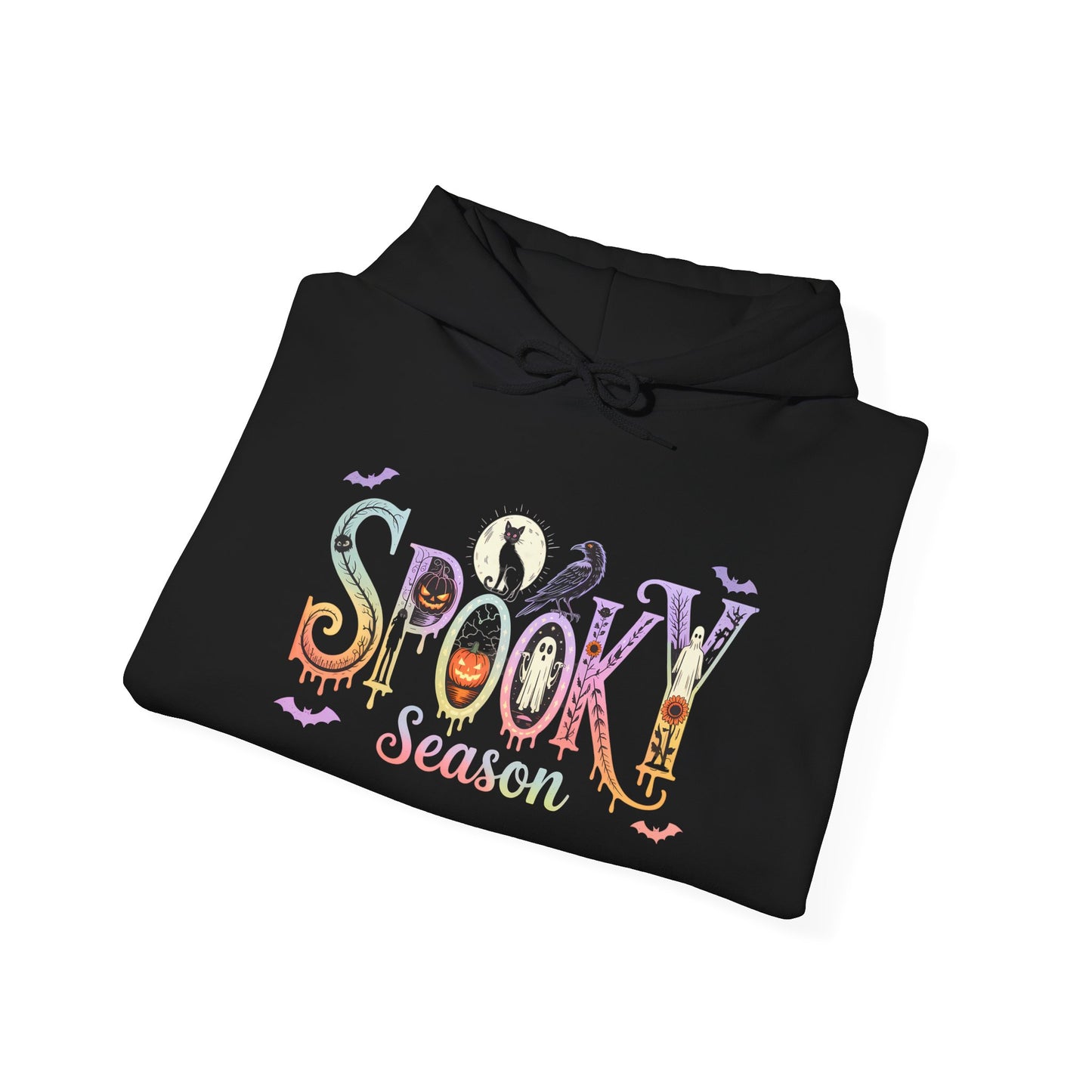 Spooky Season Hooded Sweatshirt, Halloween Hoodie, Fall Fashion, Unisex Sweatshirt Hoodie, Cozy Gift for Autumn, Trendy Casual Wear