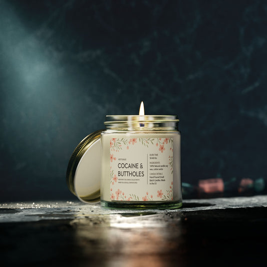 Funny Adult Humor Candle, Novelty Soy Wax Candle, 50, 60 Hour Burn, Gag Gift for Friends, Unique Candle Collection