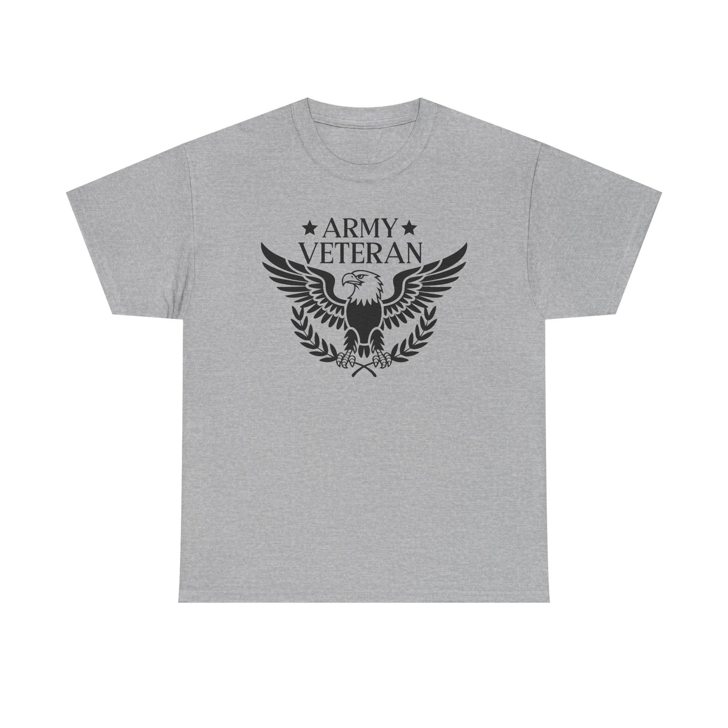 Army Veteran Unisex Heavy Cotton Tee, Military Pride Shirt, Veteran Appreciation Gift, Patriotic Apparel, Independence Day T-Shirt