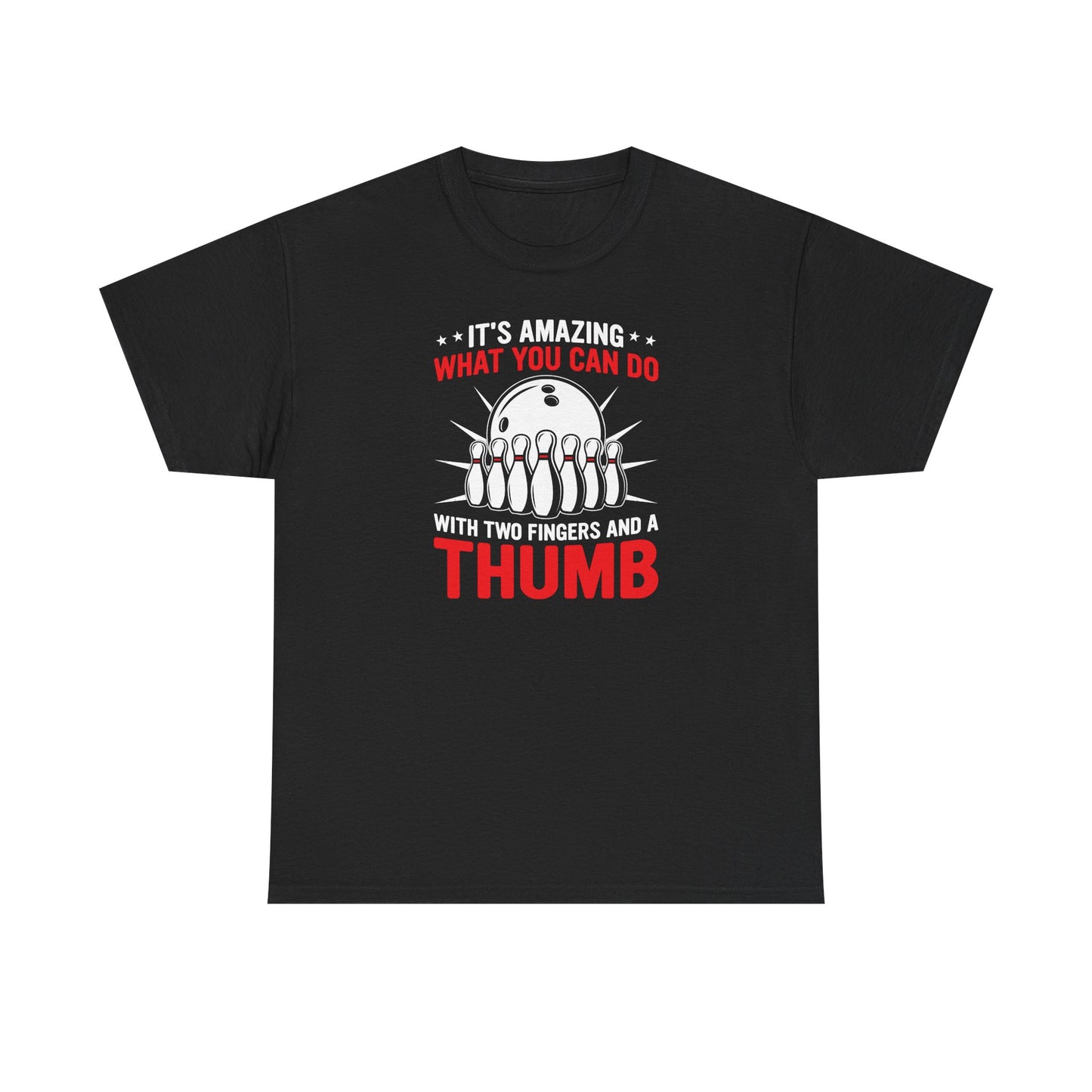 Bowling Humor Tee - Funny Graphic Unisex Heavy Cotton Shirt for Bowlers, Gift for Bowling Enthusiasts, Bowling Birthday, Sport Tee
