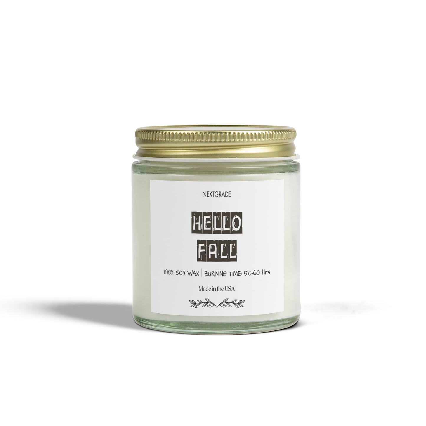 Hello Fall Scented Candle, Gift For Friend, Warm & Cozy Autumn Aroma, Perfect for Home Décor, Gifts, Celebrations, Relaxation
