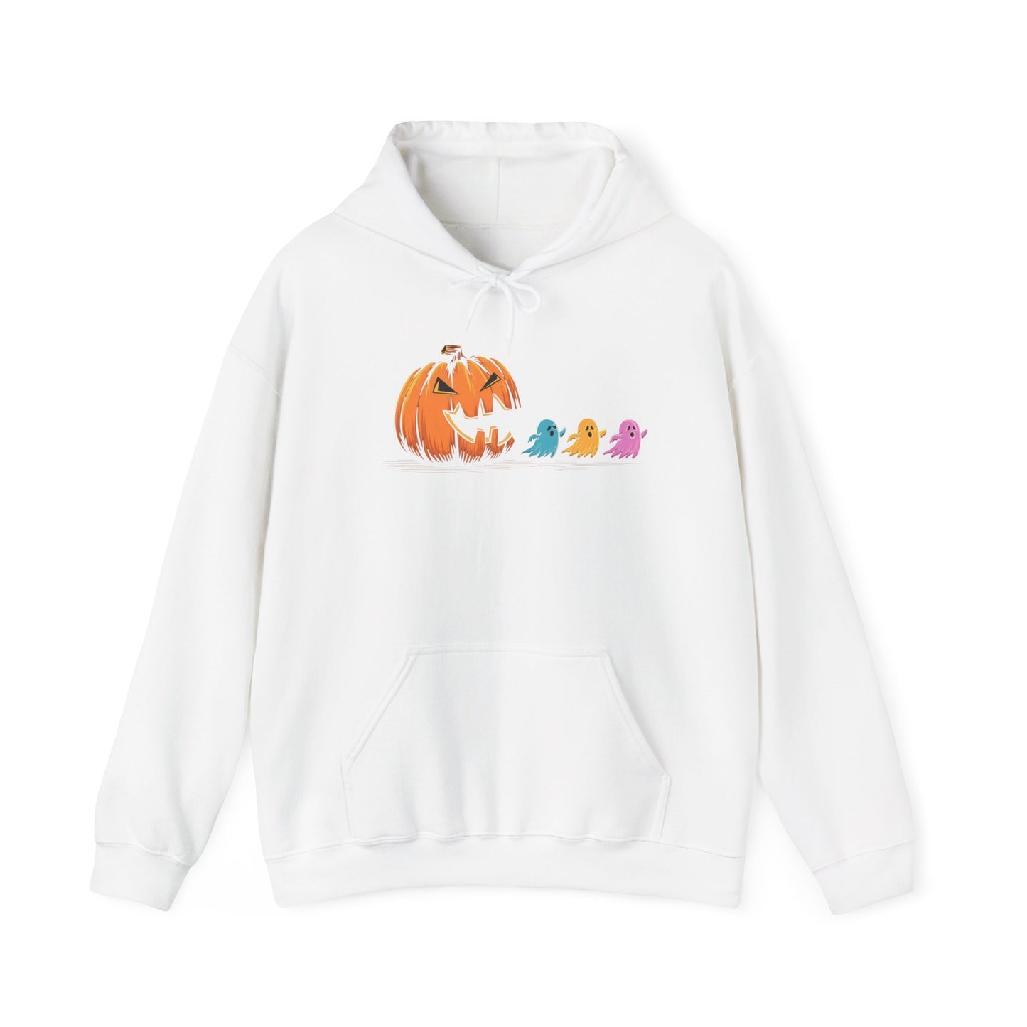 Halloween Pumpkin Cozy Hoodie, Unisex Sweatshirt, Fall Fashion, Spooky Season Apparel, Cute Halloween Gift, Casual Warmth