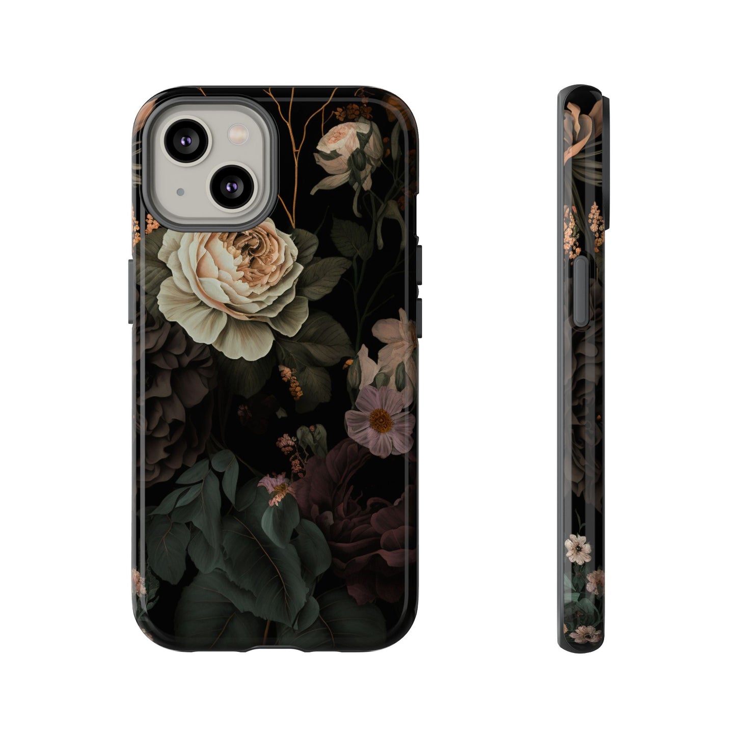 Floral Phone Case For iPhone And Samsung, Tough Cases, Flower Design, Stylish Protection, Gift for Her, Nature Lovers Accessory, Floral Gift