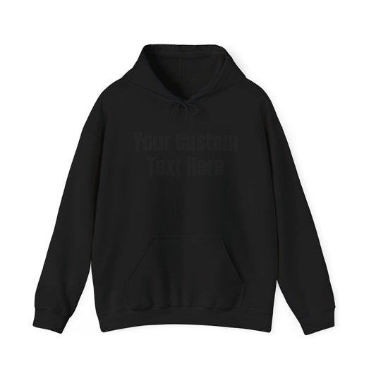 Customizable Hooded Sweatshirt, Personalized Gift, Cozy Hoodie, Custom Text Apparel, Fall Fashion Essential, Perfect for Birthdays