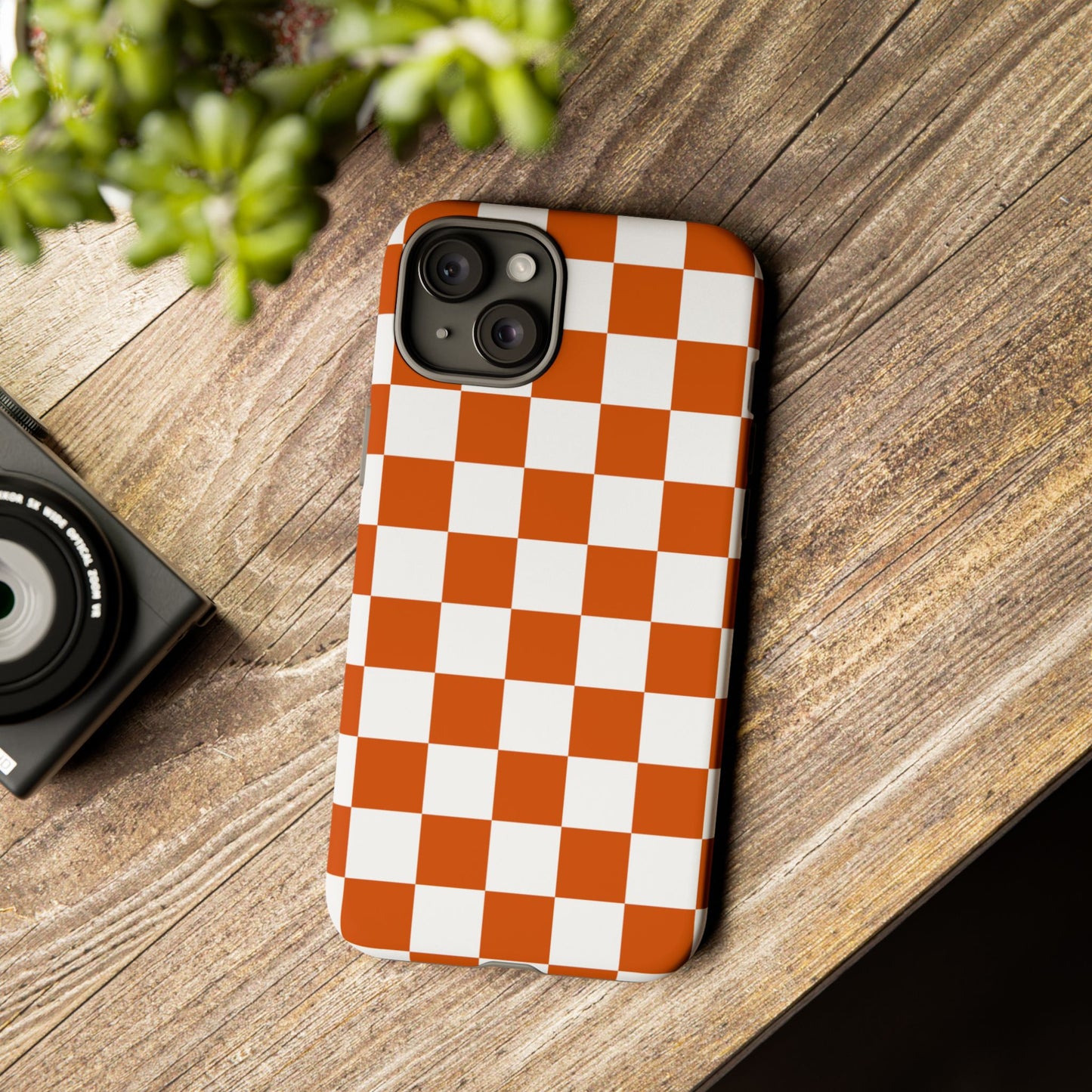 Checkered Phone Case, Trendy Phone Cover, iPhone 17 Pro, 17, 17 Air, 16, 15, 14, 13, 12, 11, X, XR, XS MAX