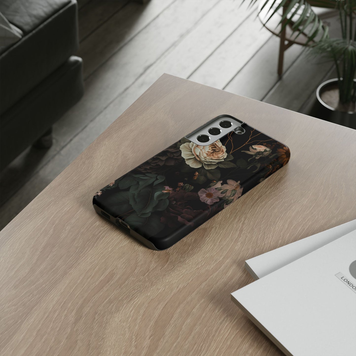 Floral Phone Case For iPhone And Samsung, Tough Cases, Flower Design, Stylish Protection, Gift for Her, Nature Lovers Accessory, Floral Gift