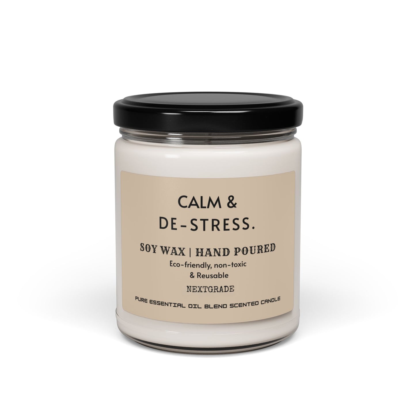 Calm And De Stress Soy wax Candle, Scented Candle, Best For Gift, Candle Gift, Housewarming Gift