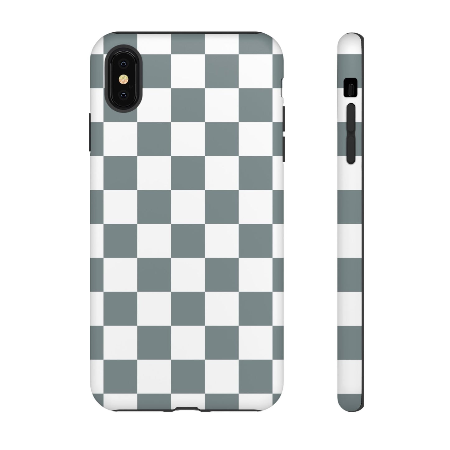 Stylish Checkerboard Phone Case, Durable Phone Cover, Unique Gift, iPhone 17 Pro, 17, 17 Air, 16, 15, 14, 13, 12, 11, X, XR, XS MAX