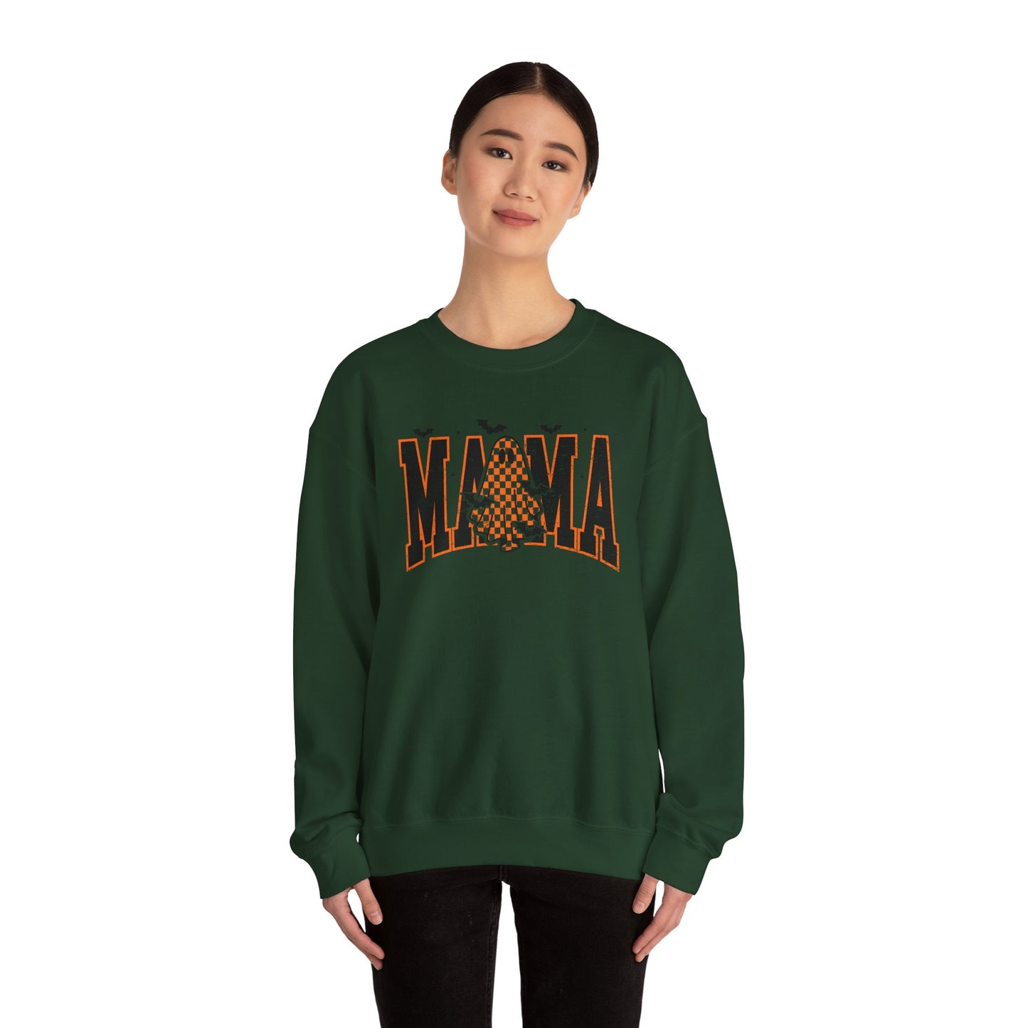 Spooky Ghost Sweatshirt, Gift For Mom, Halloween Crewneck, Cozy Fall Apparel, Perfect for Parties, Casual Gatherings, Everyday Wear