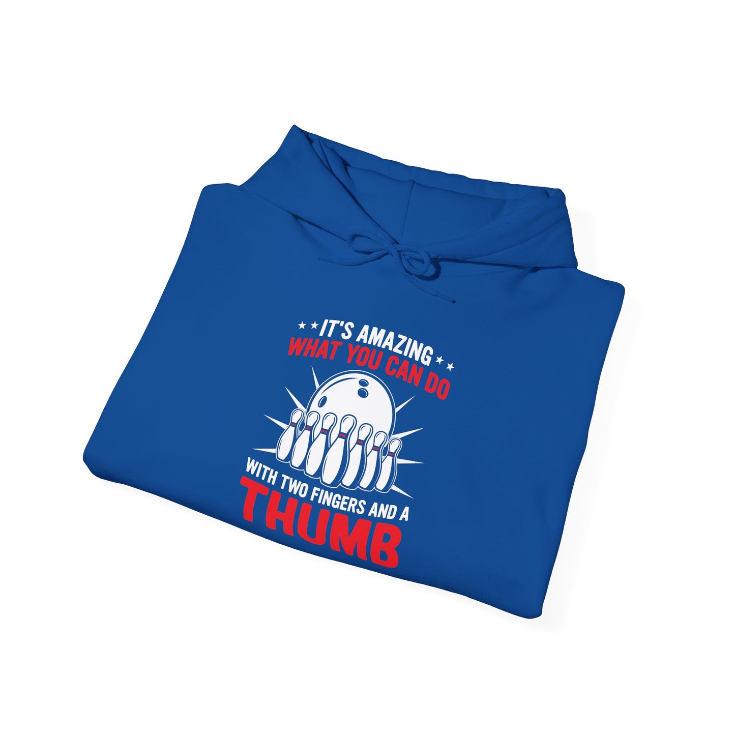 Amazing Thumb Humor Hoodie | Funny Sweatshirt for Creative Minds, Gift for Artists, Unique Present for Friends, Casual Style