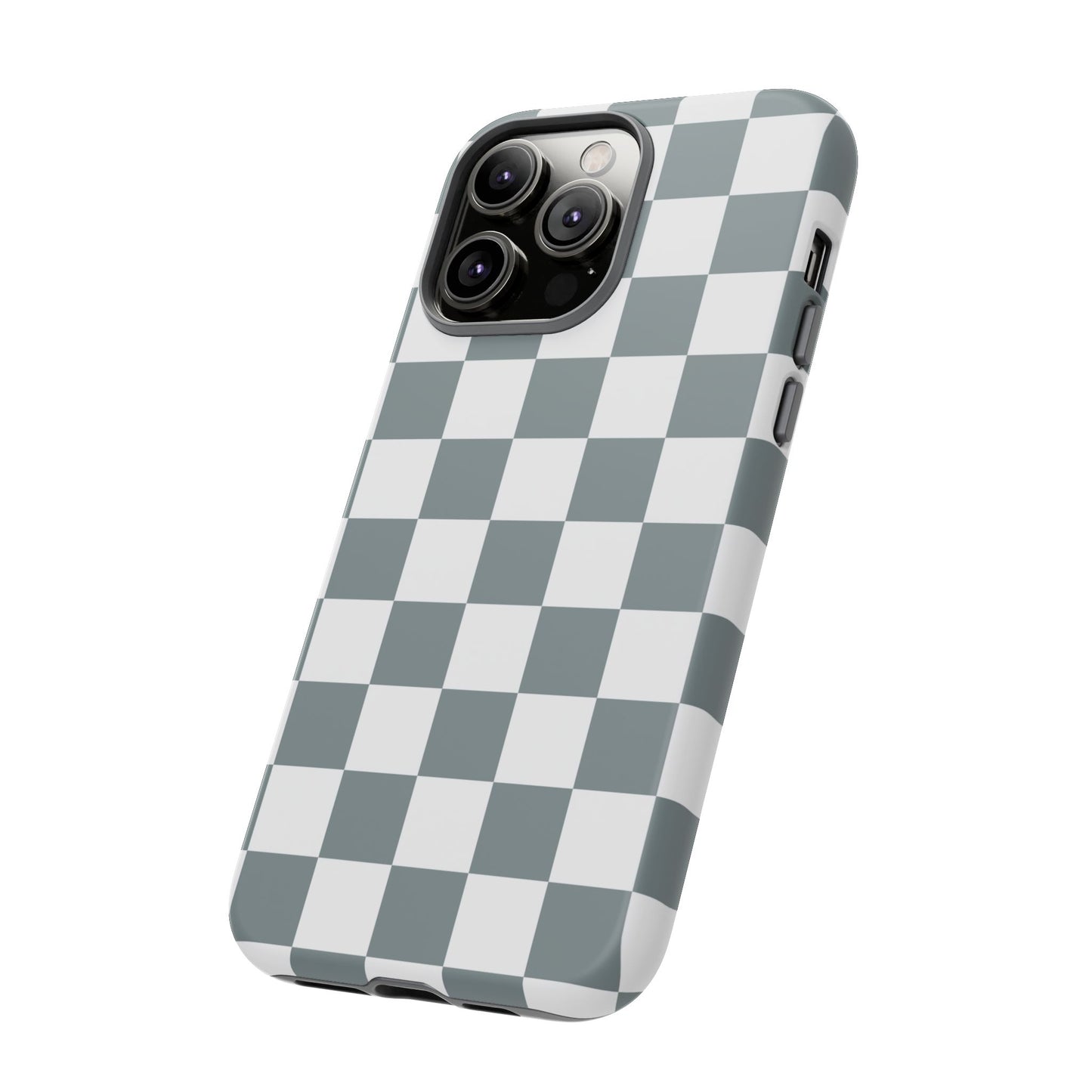 Stylish Checkerboard Phone Case, Durable Phone Cover, Unique Gift, iPhone 17 Pro, 17, 17 Air, 16, 15, 14, 13, 12, 11, X, XR, XS MAX