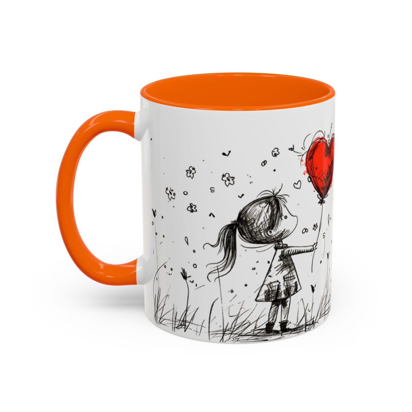 Romantic Coffee Mug, Love Gift for Coffee Lovers, Valentine's Day Mug, Couple Gift, Home Decor, Art Mug, Gift for Wife