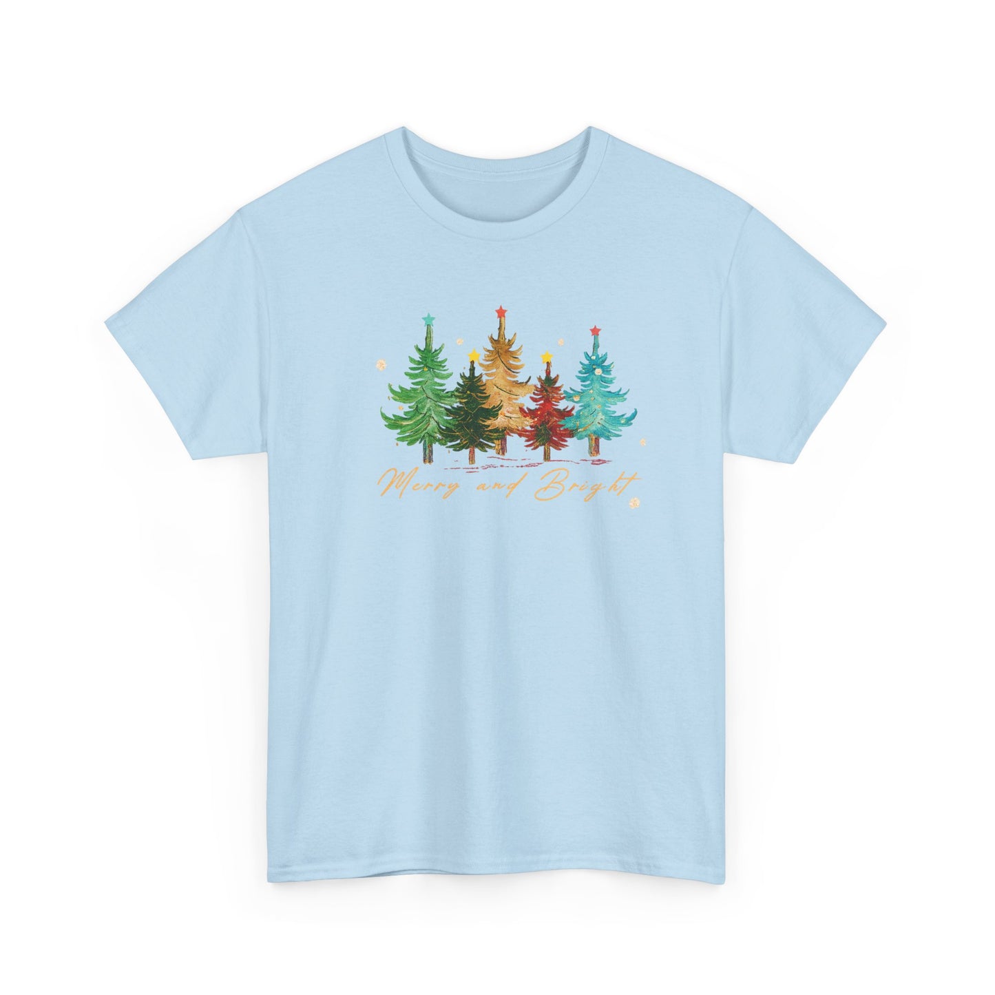 Merry and Bright Trees, Women's Christmas Shirt, Womans Holiday Shirt,Christmas Gift,Chic Winter Shirt,Cute Holiday Tee,Christmas Tree Shirt
