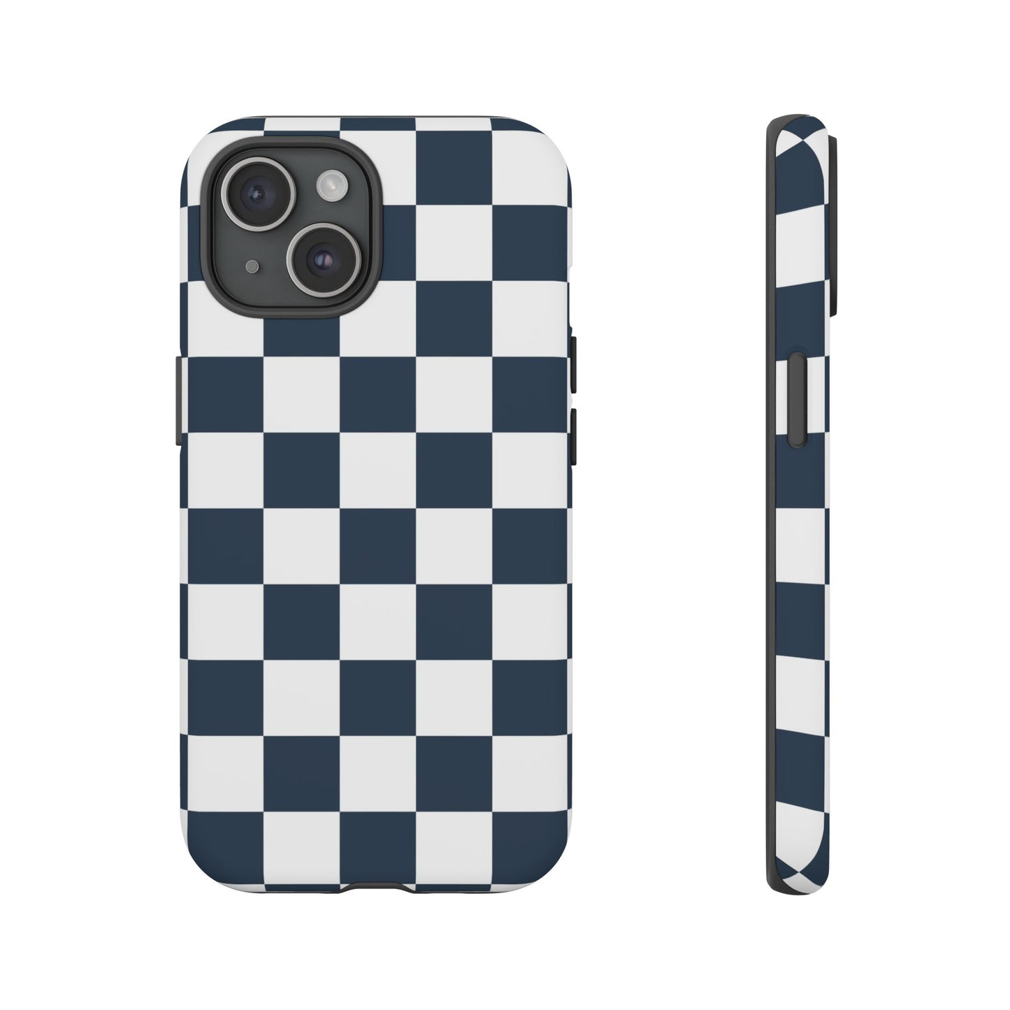 Checkered Pattern iPhone Case, iPhone Cover, Modern iPhone Accessory, Gift for Him, Trendy Mobile Protection