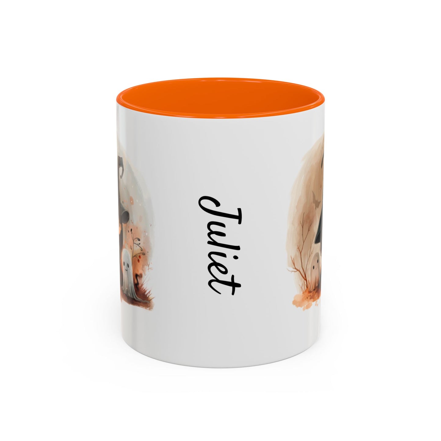 Personalized Witch Coffee Mug, Personalized Halloween Mug, Cute Witch Gift, Fall Decor, Coffee Cup for Kids