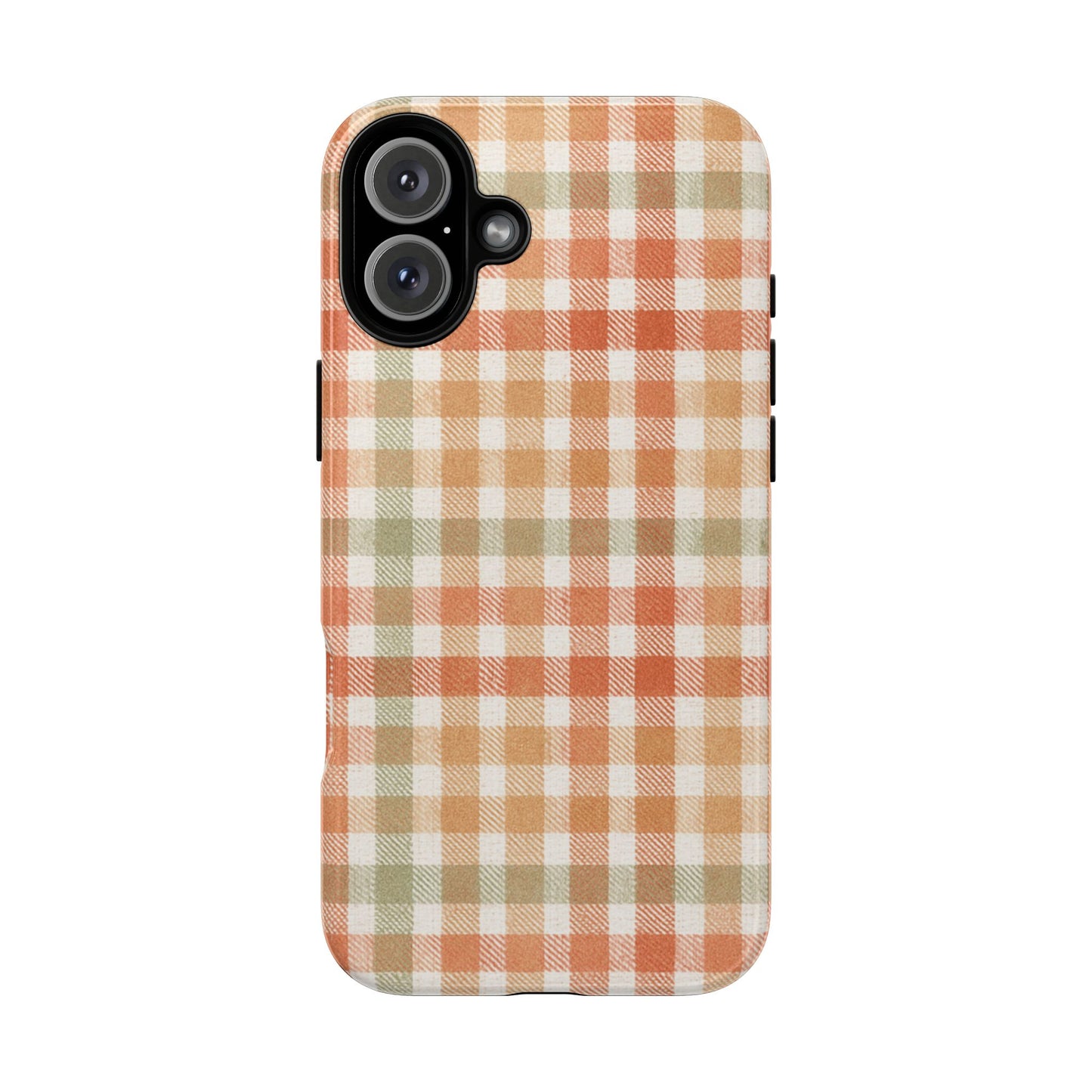 Boho Checkered Phone Case | Neutral Aesthetic Plaid Case | Retro Minimalist Check Design | iPhone Cover | Samsung Cover