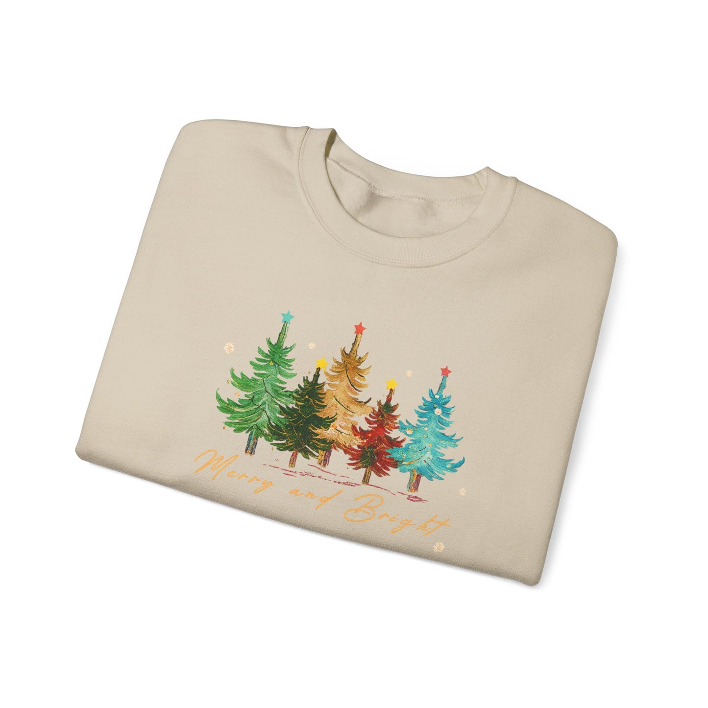 Cozy Christmas Trees Sweatshirt, Holiday Apparel, Warm Sweater Gift, Nature Lover Top, Christmas and Winter Essential, Christmas  day Gift