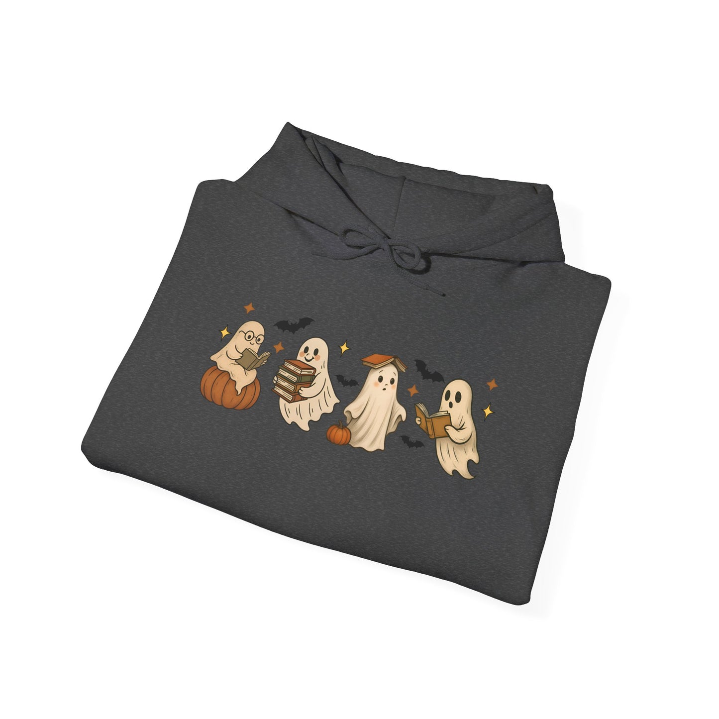 Halloween Ghost Hoodie, Halloween Hoodie, Cozy Gifts for Fall, Unisex Pullover for Halloween and Fall Celebrations