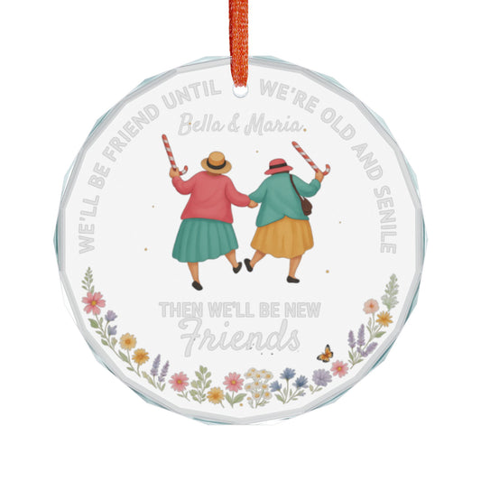 Personalized Heartwarming Friendship Ornament, Gift for Friends, Holiday Decoration, Friendship Keepsake, Home Decor, Memory Reminder