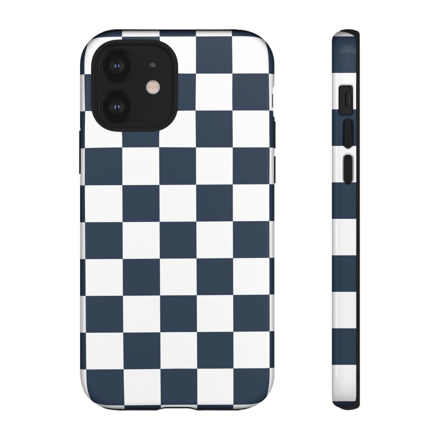 Checkered Pattern iPhone Case, iPhone Cover, Modern iPhone Accessory, Gift for Him, Trendy Mobile Protection