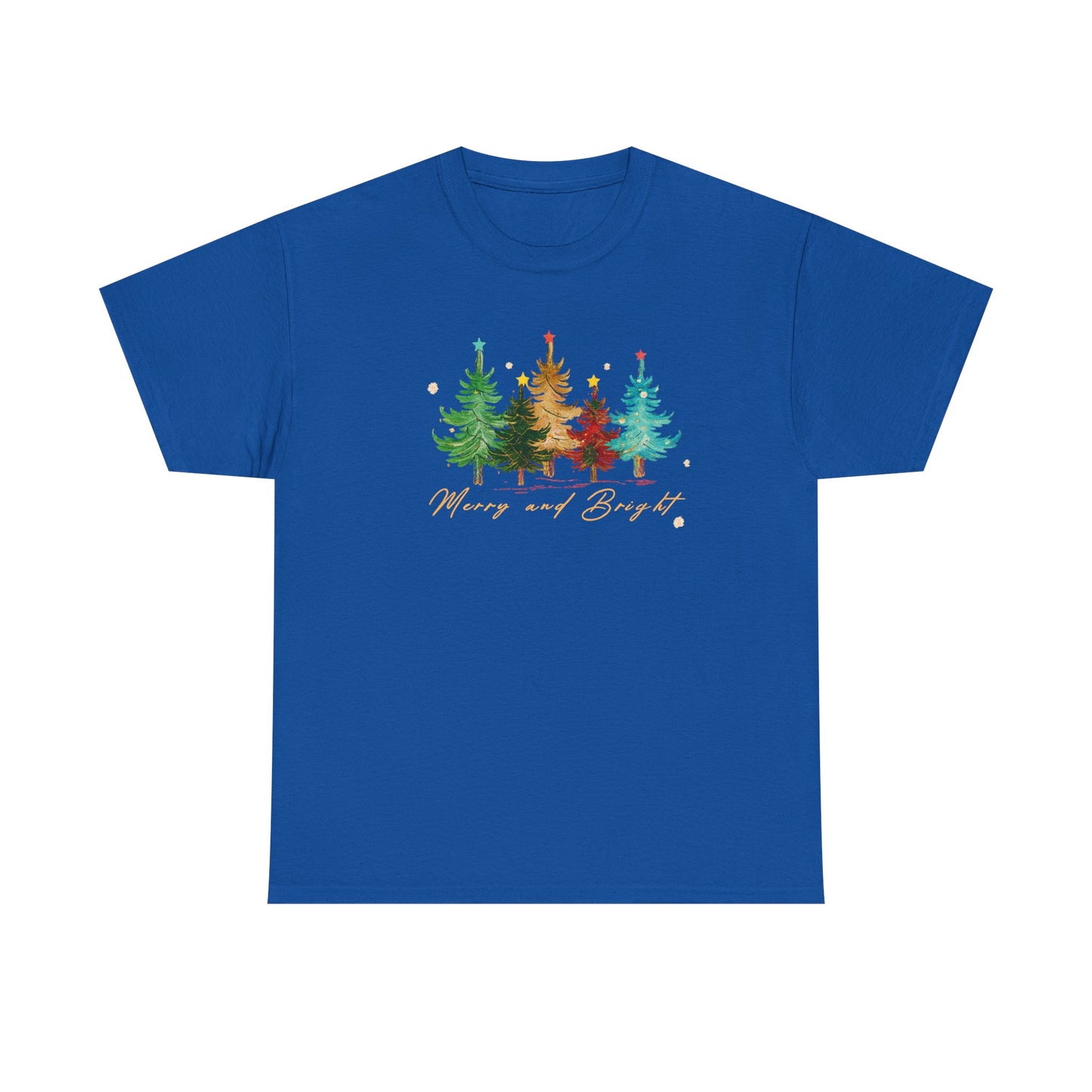 Merry and Bright Trees, Women's Christmas Shirt, Womans Holiday Shirt,Christmas Gift,Chic Winter Shirt,Cute Holiday Tee,Christmas Tree Shirt