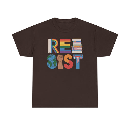 RESIST Equality Pride Shirt | Feminist LGBTQ Ally Graphic Tee | Social Justice Activism Shirt | Unisex Empowerment T-Shirt