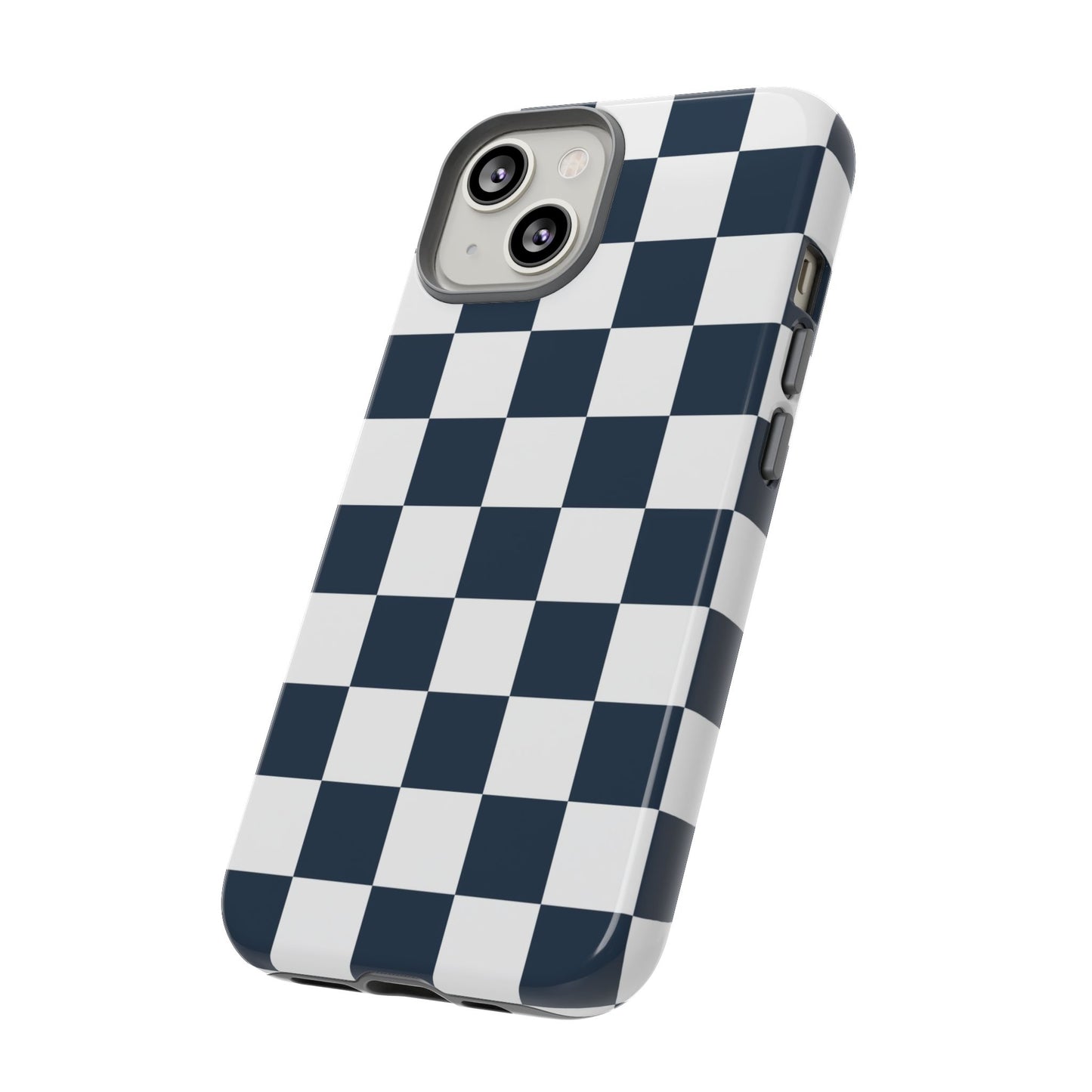 Checkered Pattern iPhone Case, iPhone Cover, Modern iPhone Accessory, Gift for Him, Trendy Mobile Protection