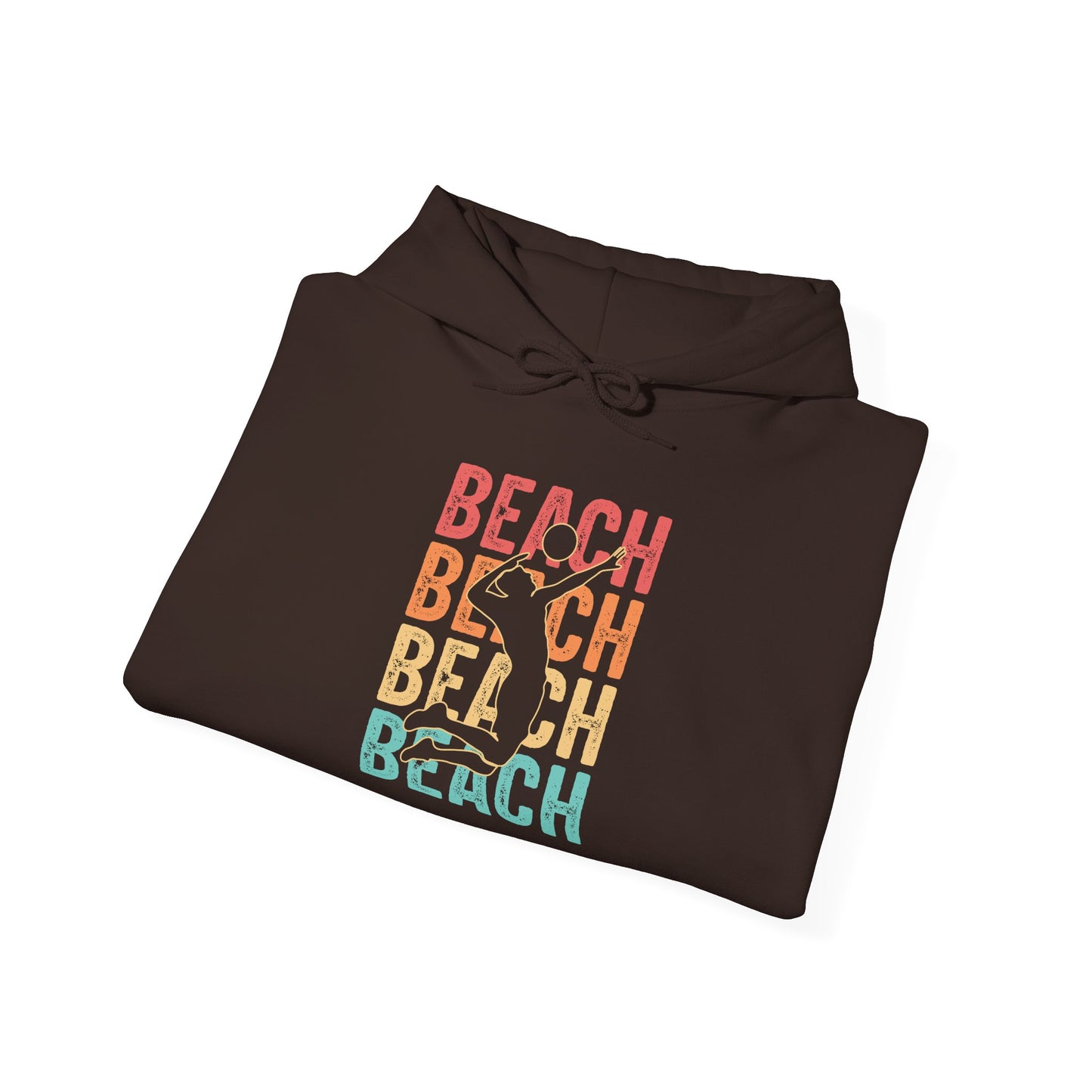 Beach Vibes Unisex Hooded Sweatshirt - Tshirt Gift, Gift For Volleyball Lover, Perfect for Summer Days, Casual Outings, Beach Trips, Gifts