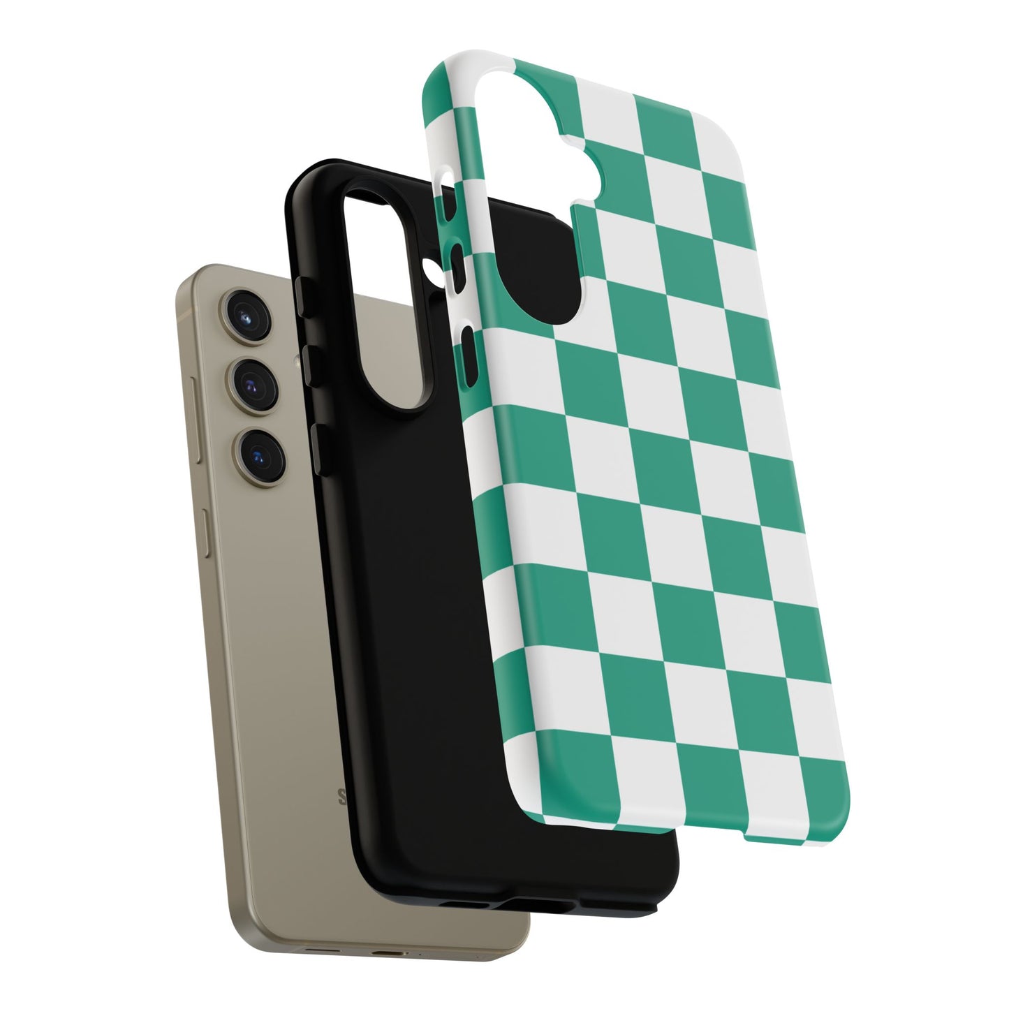 Checkerboard Phone Case | Samsung Galaxy S25, S25 Plus, S24, S24 Plus, S24 Ultra, S23 S22, S22 Plus S21 Ultra, S21 FE, S20+ Tough Cases