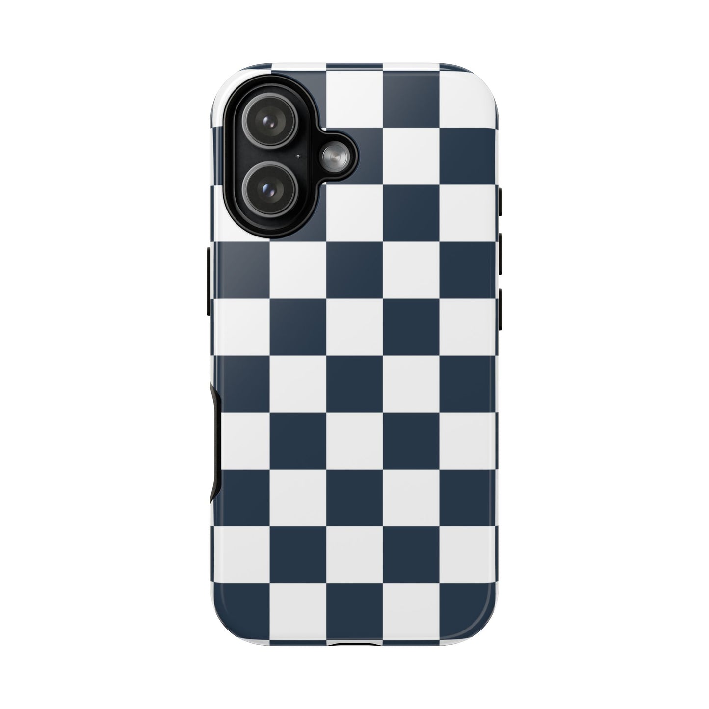 Checkered Pattern iPhone Case, iPhone Cover, Modern iPhone Accessory, Gift for Him, Trendy Mobile Protection