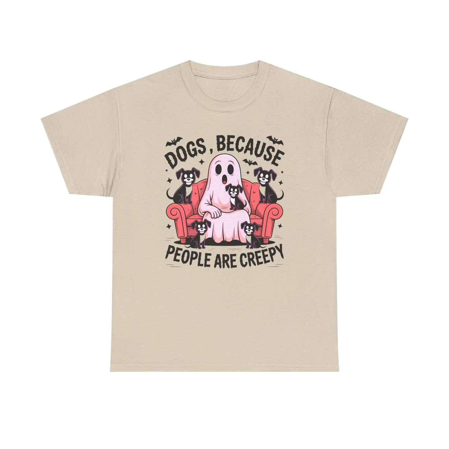 Funny Dog Lover Tee, Halloween Tshirt Gift, Heavy Cotton Tee, Cute Pet Owner Gift, Animal Lover T-Shirt, Gift for Dog Parents