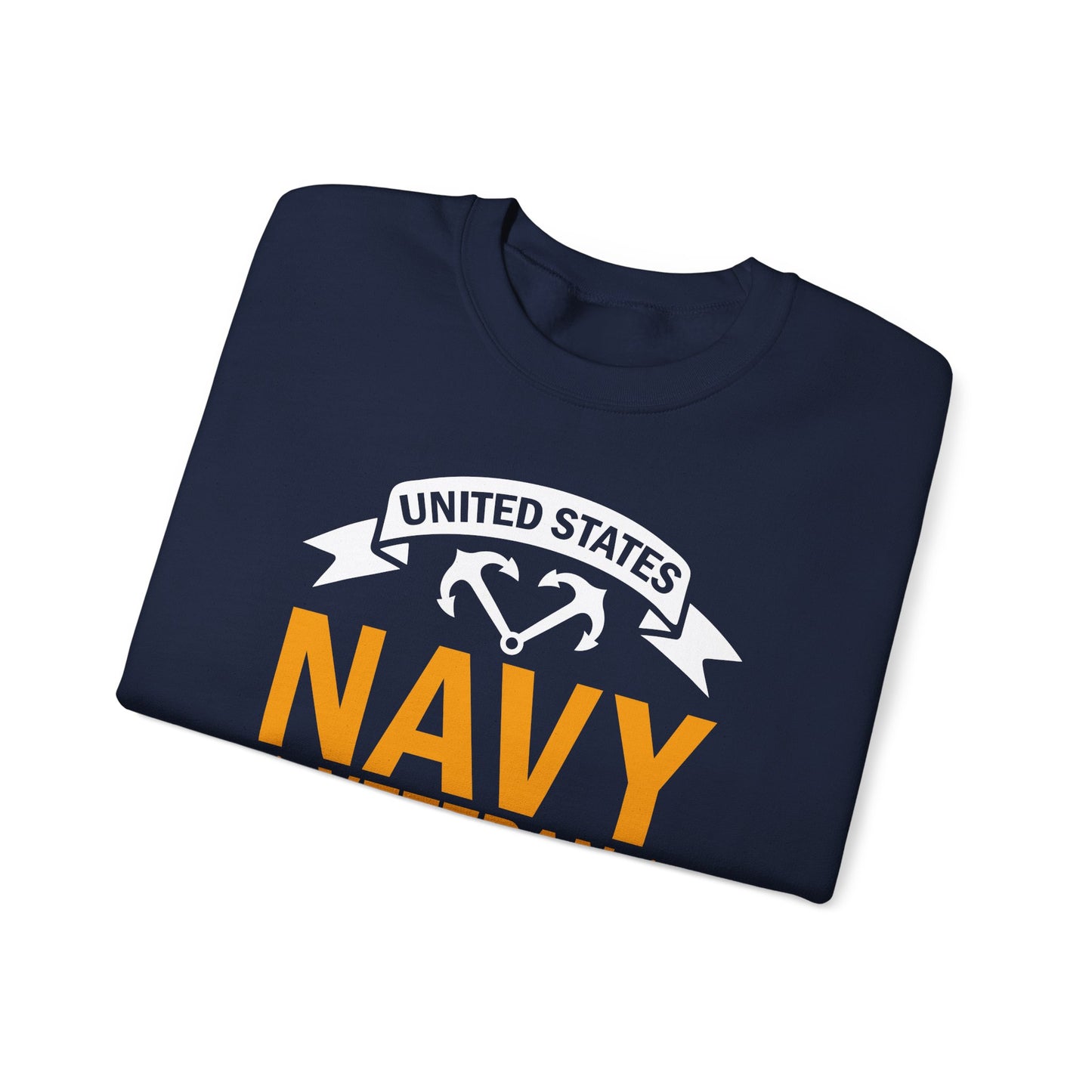 Navy Veteran Crewneck Sweatshirt, Military Pride Sweater,  Gift for Veterans, Retirement Gift, Casual Comfort Wear, Gift for mom