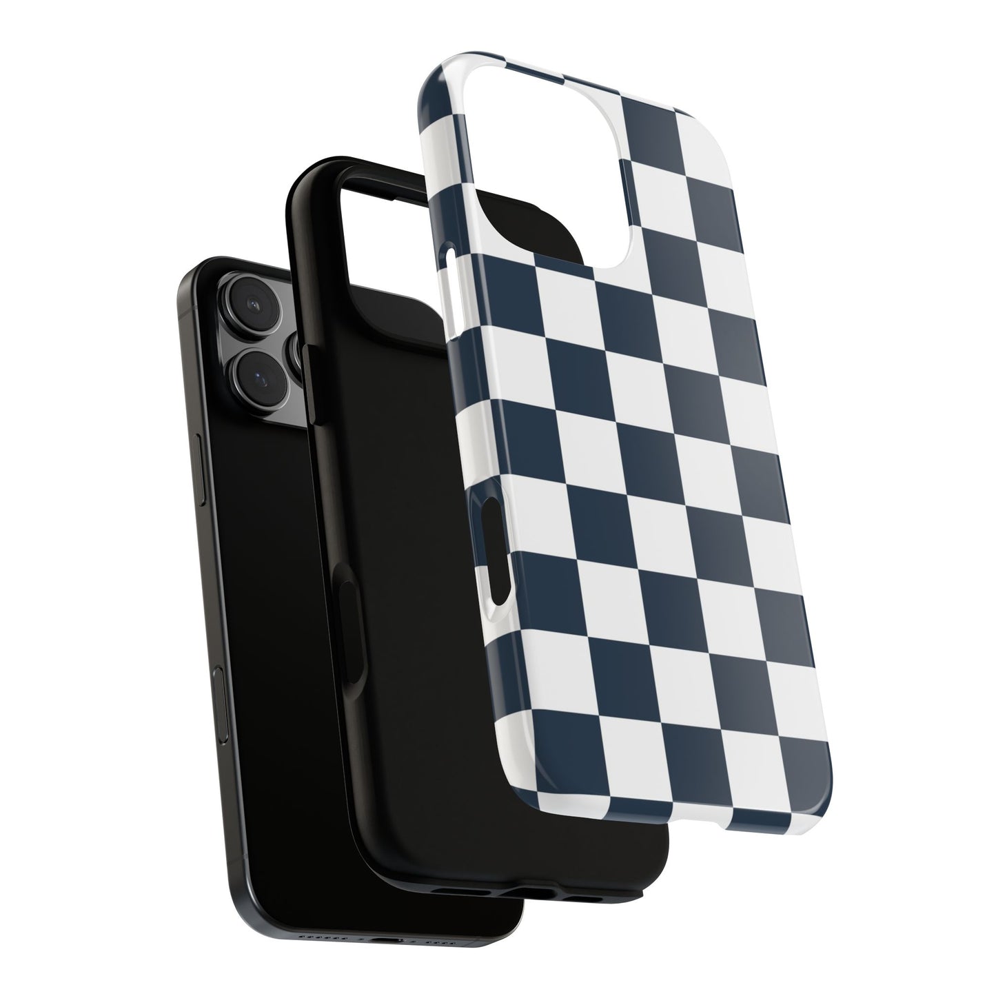 Checkered Pattern iPhone Case, iPhone Cover, Modern iPhone Accessory, Gift for Him, Trendy Mobile Protection