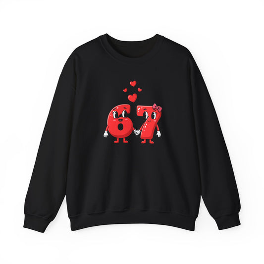 67 Sweatshirt - Funny Christmas 6 7 Sweatshirt- Six Seven Sweatshirt, 2025 Slang Christmas, Funny Teen Gen Alpha Christmas Gift - 67 Gift