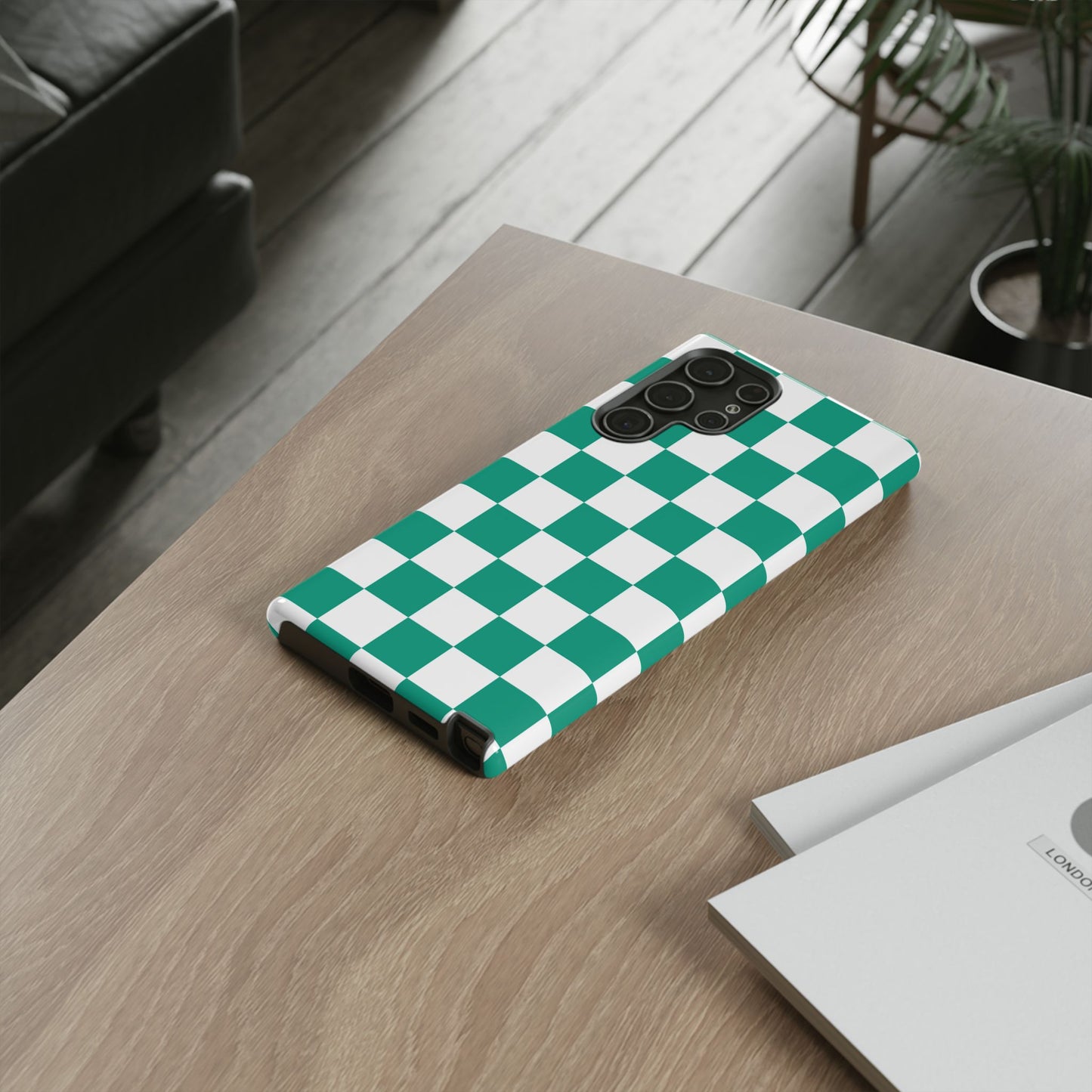 Checkerboard Phone Case | Samsung Galaxy S25, S25 Plus, S24, S24 Plus, S24 Ultra, S23 S22, S22 Plus S21 Ultra, S21 FE, S20+ Tough Cases