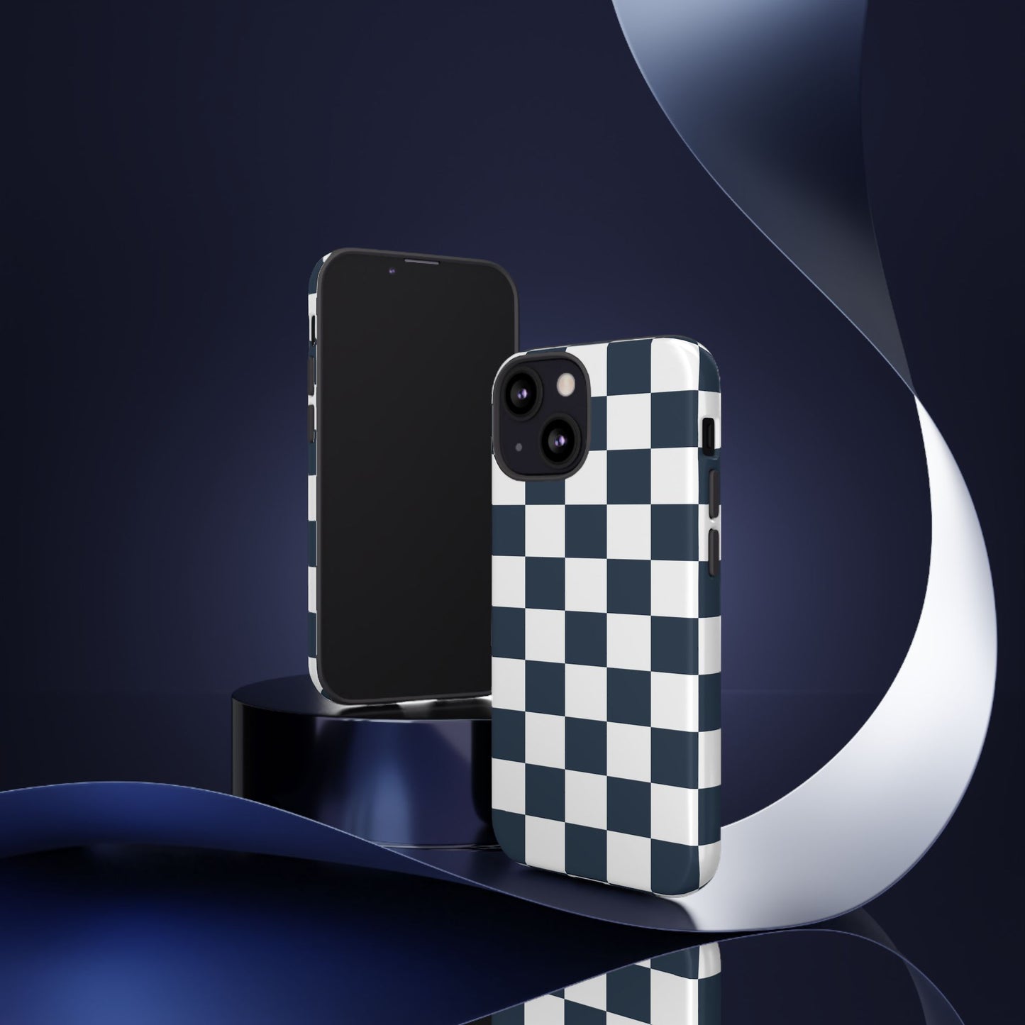 Checkered Pattern iPhone Case, iPhone Cover, Modern iPhone Accessory, Gift for Him, Trendy Mobile Protection
