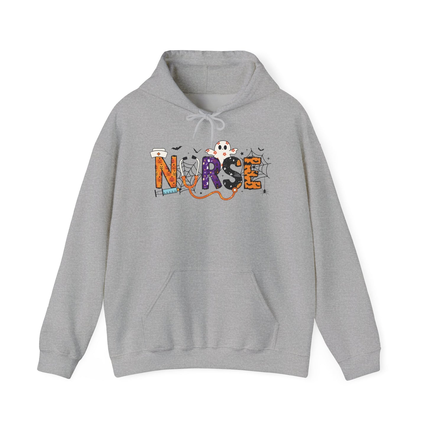 Nurse Themed Hooded Sweatshirt, Cozy Gift for Nurses, Healthcare Apparel, Medical Worker Hoodie, Holiday Gift for Nurses