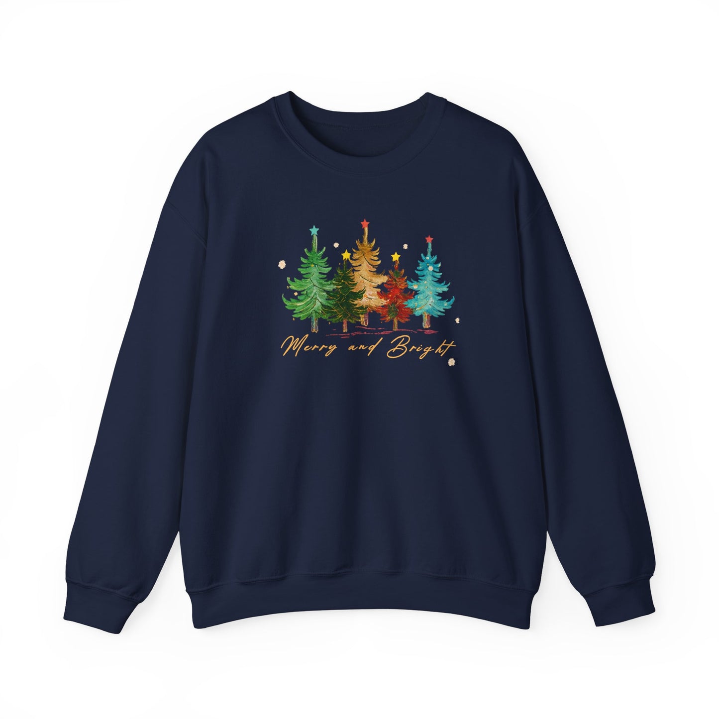 Cozy Christmas Trees Sweatshirt, Holiday Apparel, Warm Sweater Gift, Nature Lover Top, Christmas and Winter Essential, Christmas  day Gift