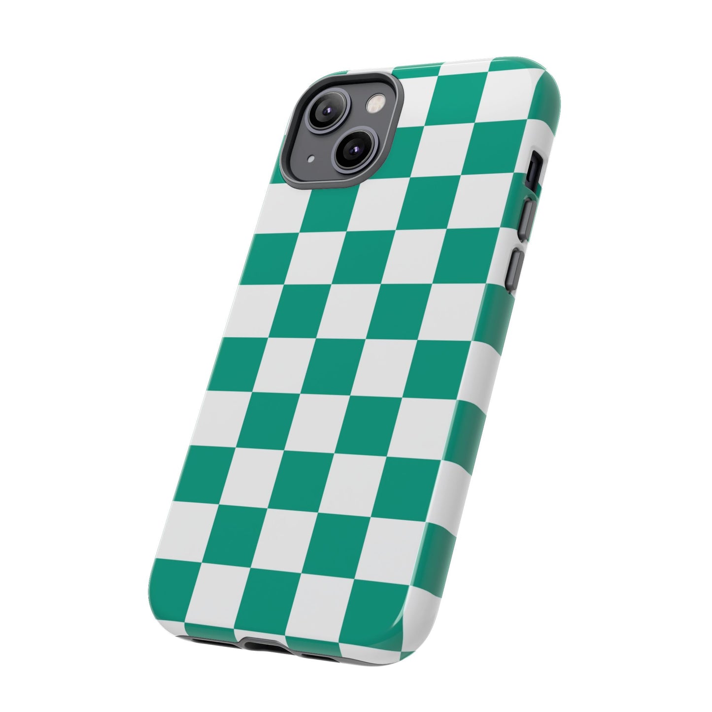 Checkered iPhone Case, Stylish Phone Cover,  Mobile Case For iPhone 17 Pro, 17, 16, 15, 14, 13, 12, 11, X, XR,XS MAX, Chic Gift for Her