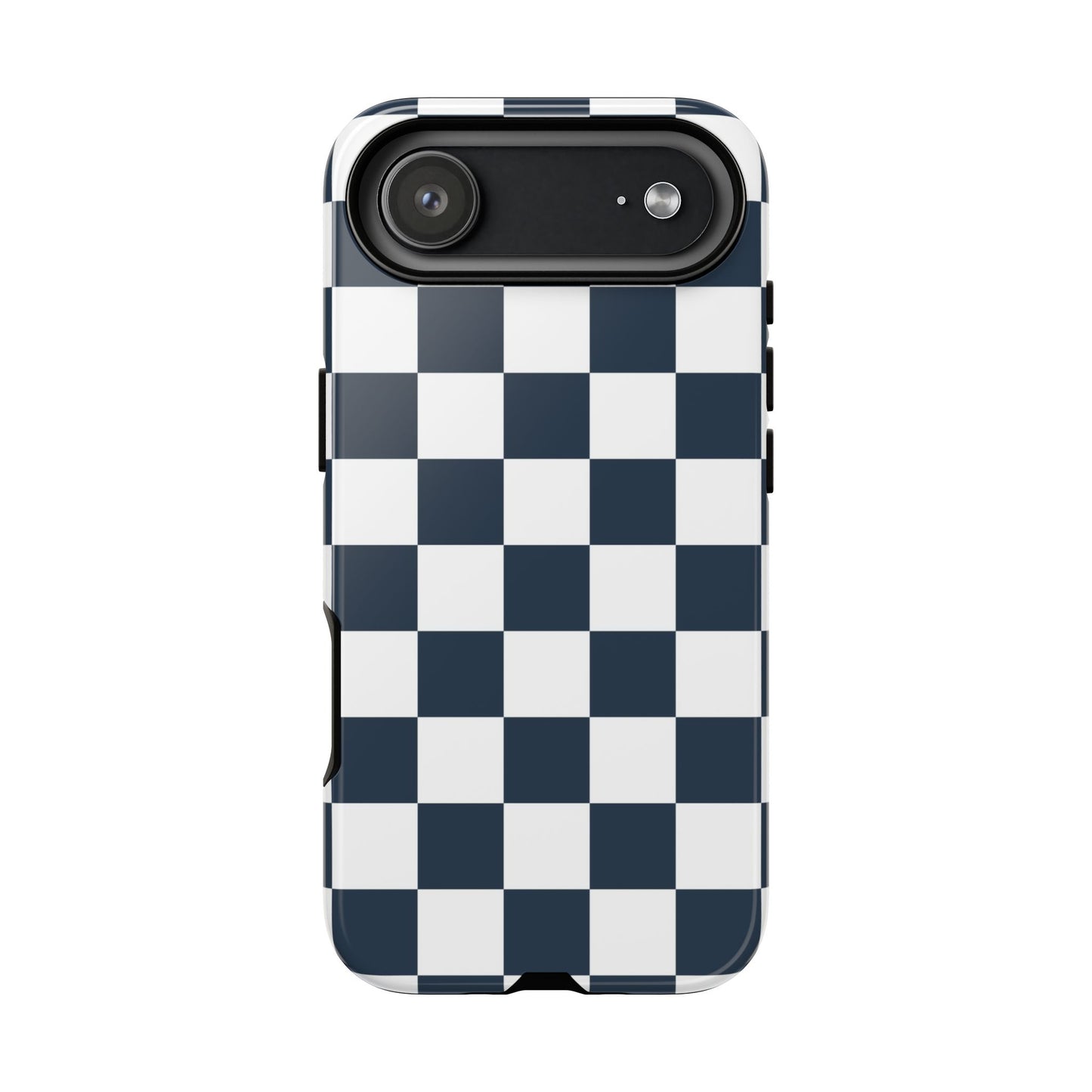 Checkered Pattern iPhone Case, iPhone Cover, Modern iPhone Accessory, Gift for Him, Trendy Mobile Protection