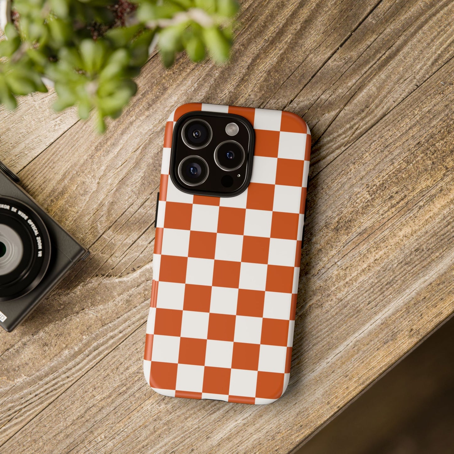 Checkered Phone Case, Trendy Phone Cover, iPhone 17 Pro, 17, 17 Air, 16, 15, 14, 13, 12, 11, X, XR, XS MAX