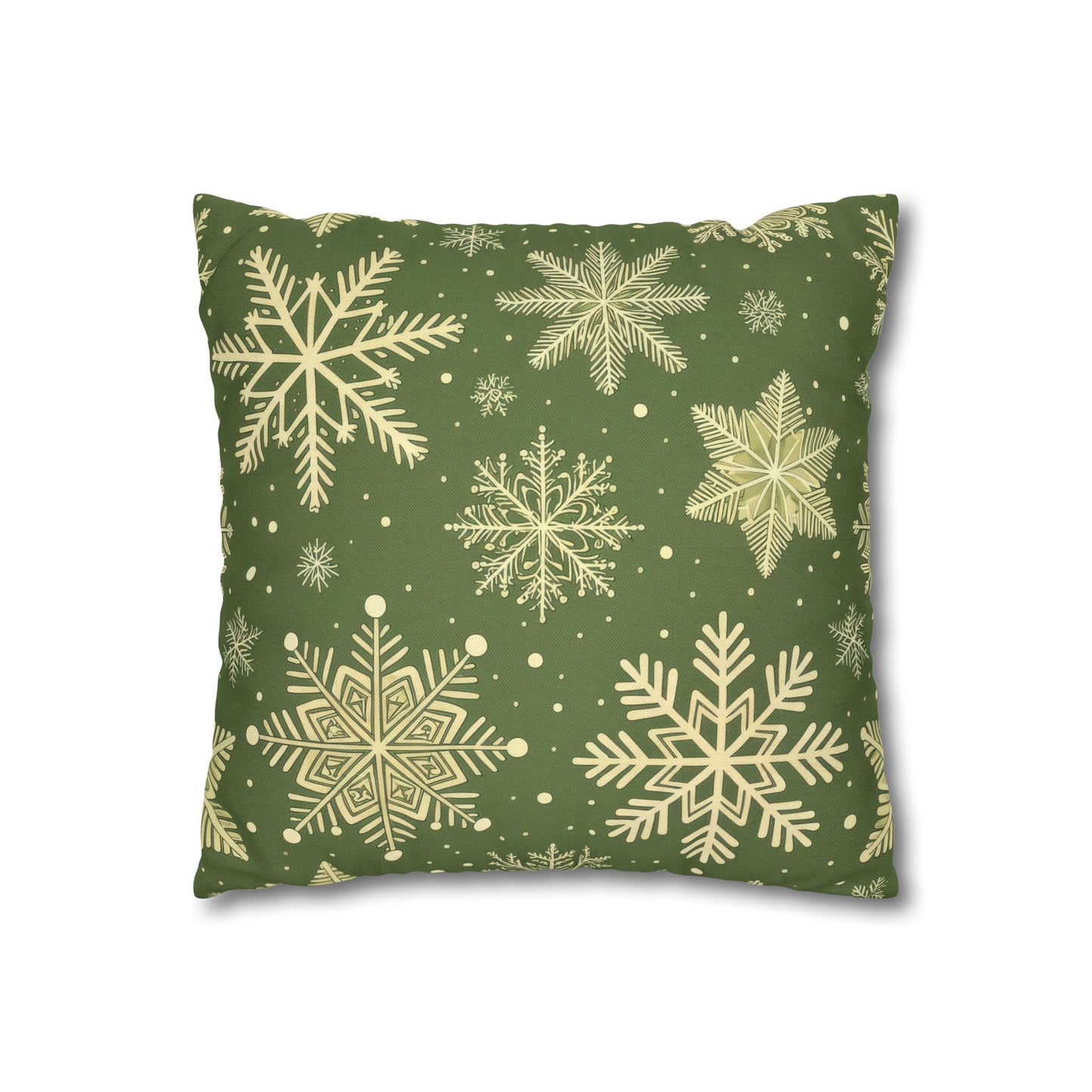 Festive Snowflake Pillowcase, Christmas Decor, Christmas Pillowcase, Cozy Home Accent, Winter Pillow Cover, Seasonal Decoration