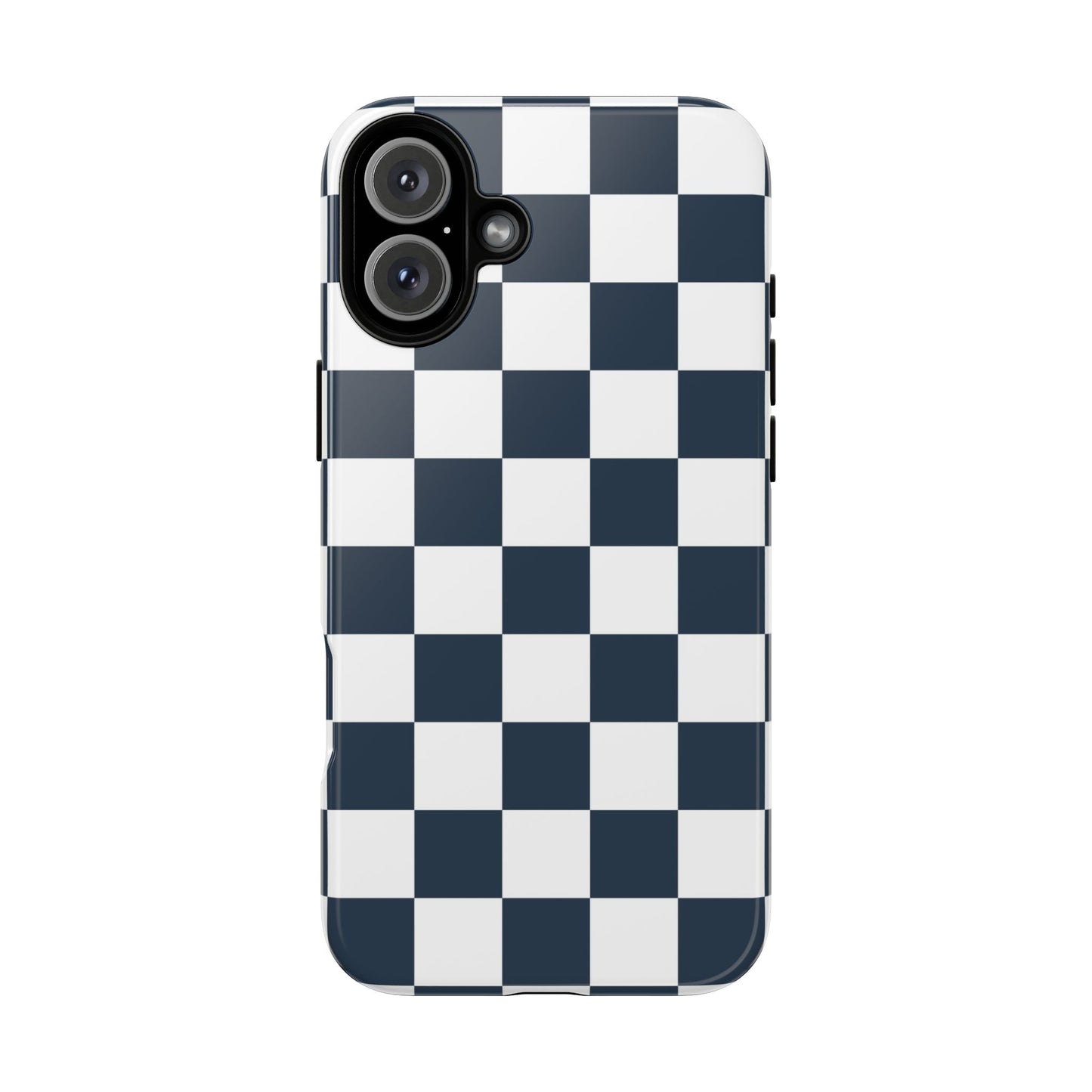 Checkered Pattern iPhone Case, iPhone Cover, Modern iPhone Accessory, Gift for Him, Trendy Mobile Protection